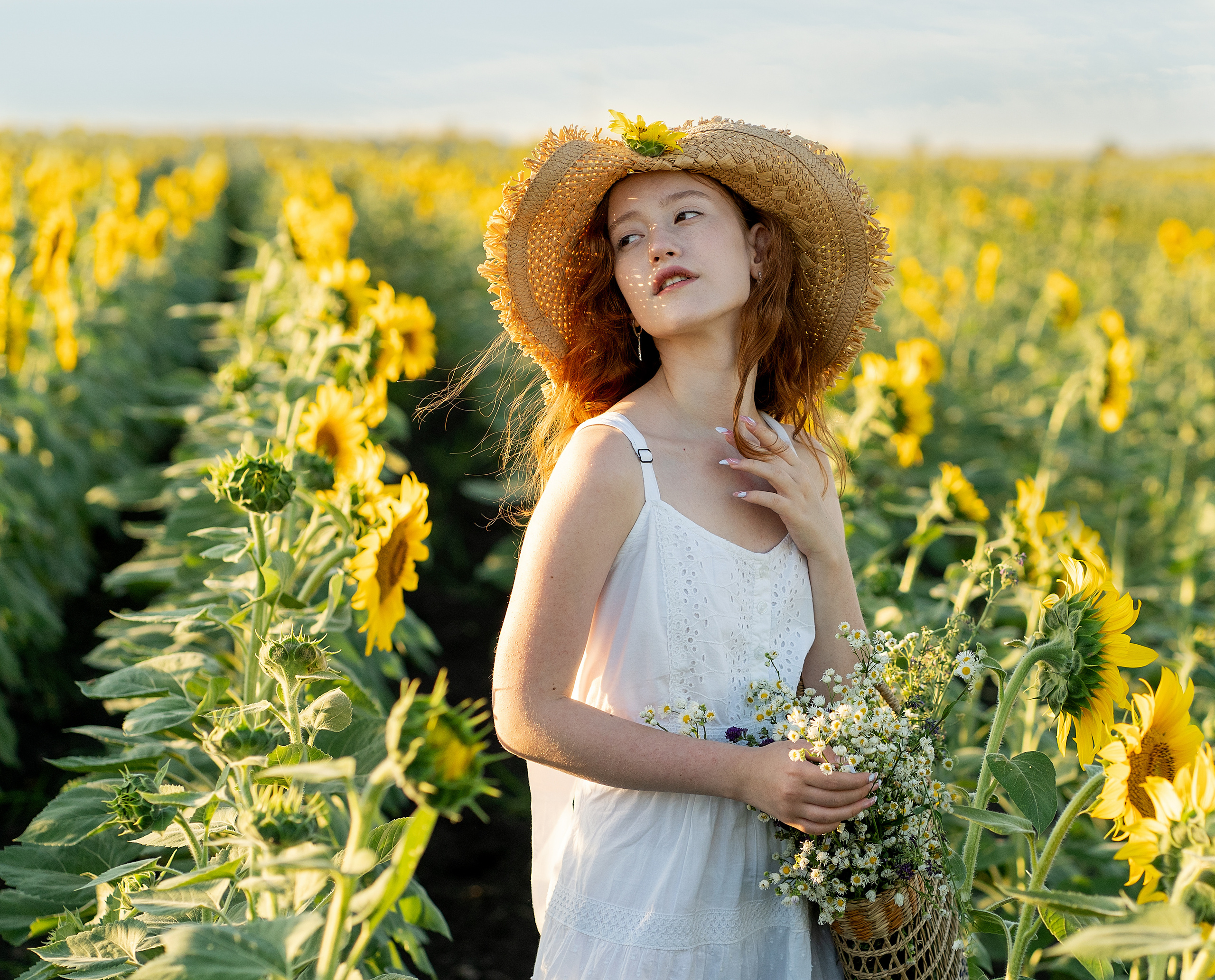 Подсолнечное настроение. Анна. Лариса Коновалова — портретный фотограф (Майкоп, Краснодар)