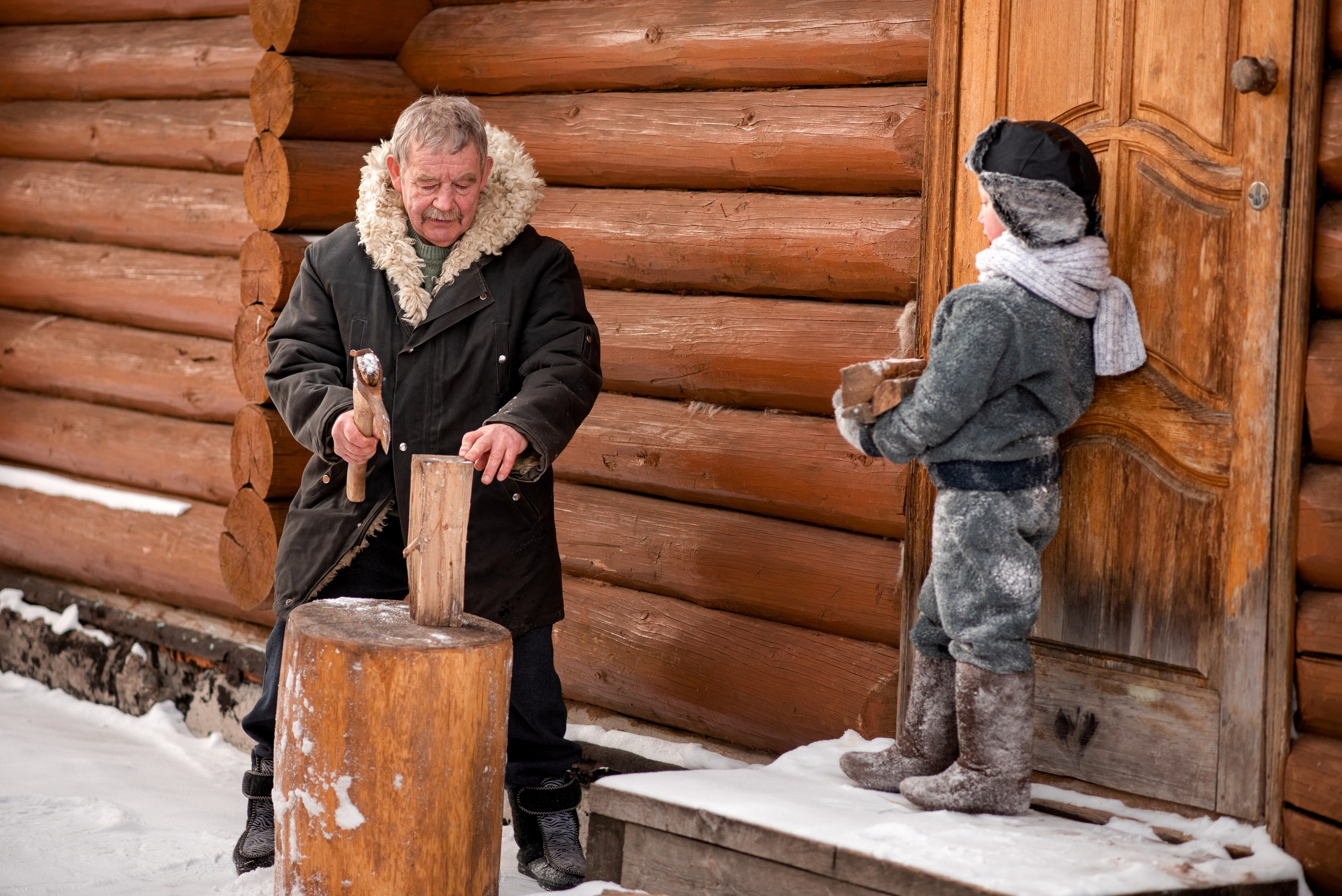 Тематическая семейная фотосессия в деревне. Семейный и детский фотограф в Туле Светлана Воронкова