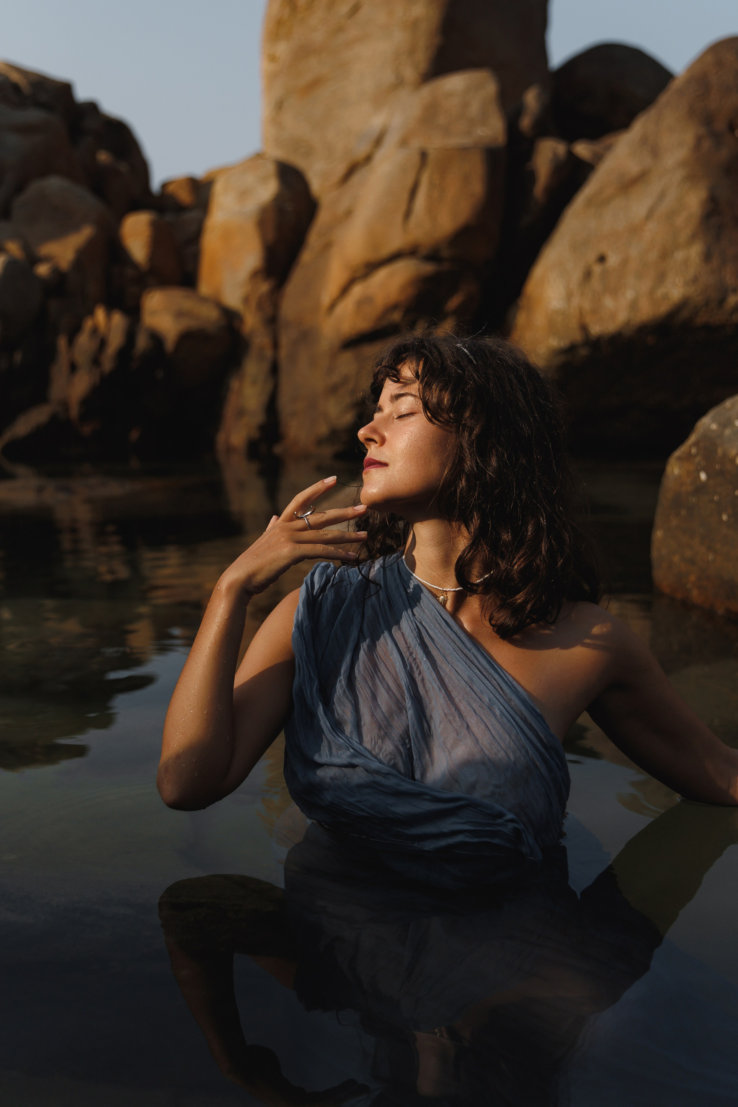 Богиня ин зе оушен. Wedding photographer in St. Petersburg, Europe and Israel Anna Agafon