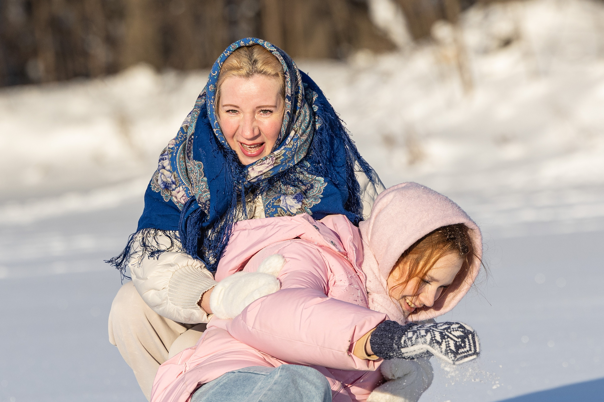 Олеся. Зимний фотосет. Фотограф Владимир Охрименко