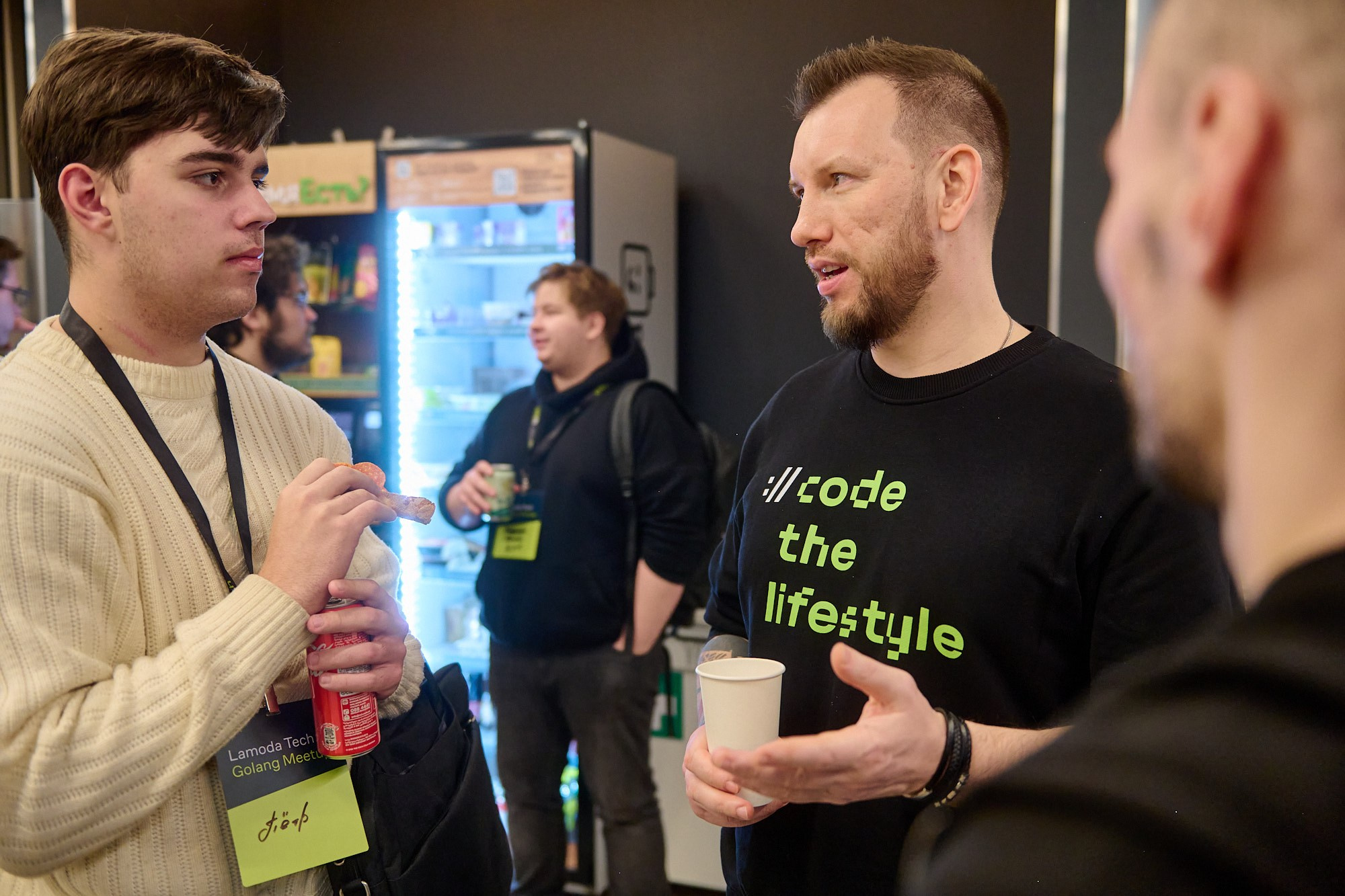 GoLang митап в Lamoda. Репортажный фотограф в Москве Вадим Францев