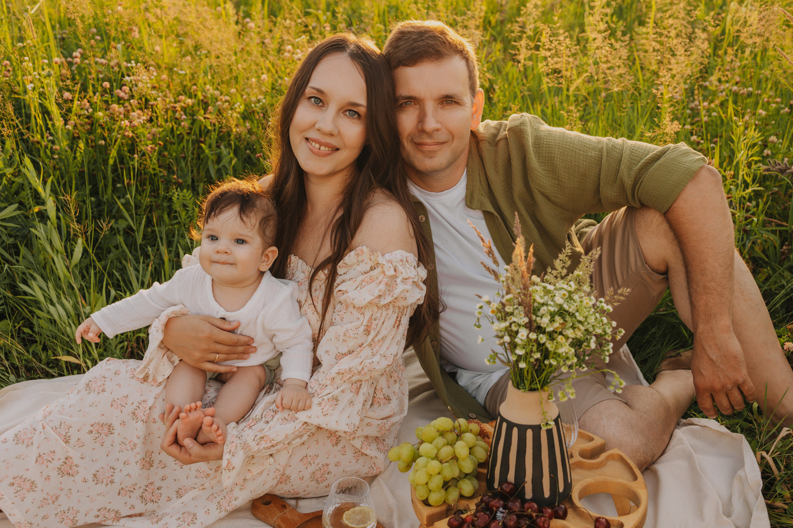 Семейный Пикник: Летняя Съемка