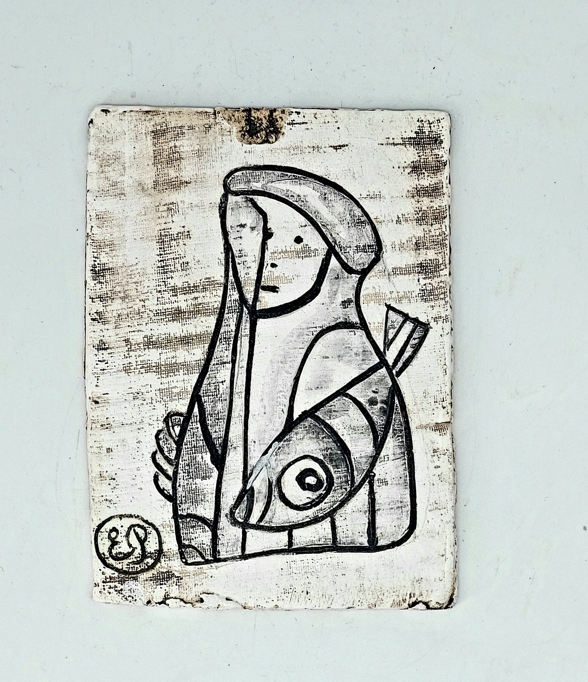 Волшебные открытки. Керамика с историей. Елена Рогалёва