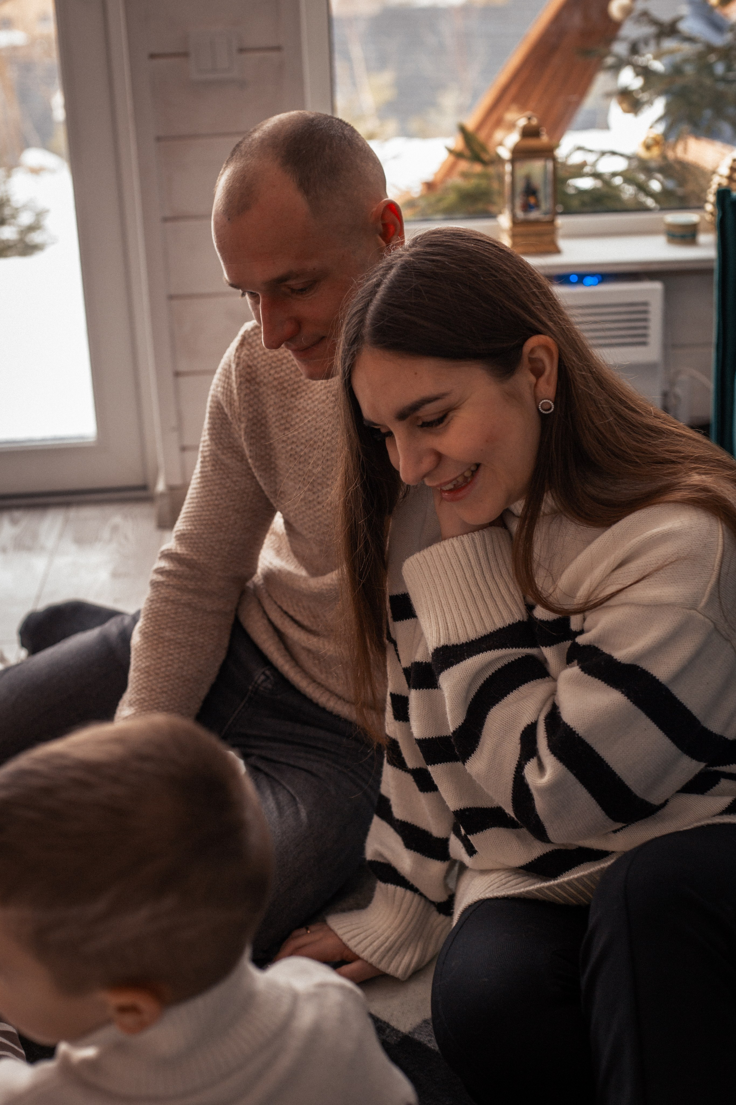 Мария с семьёй