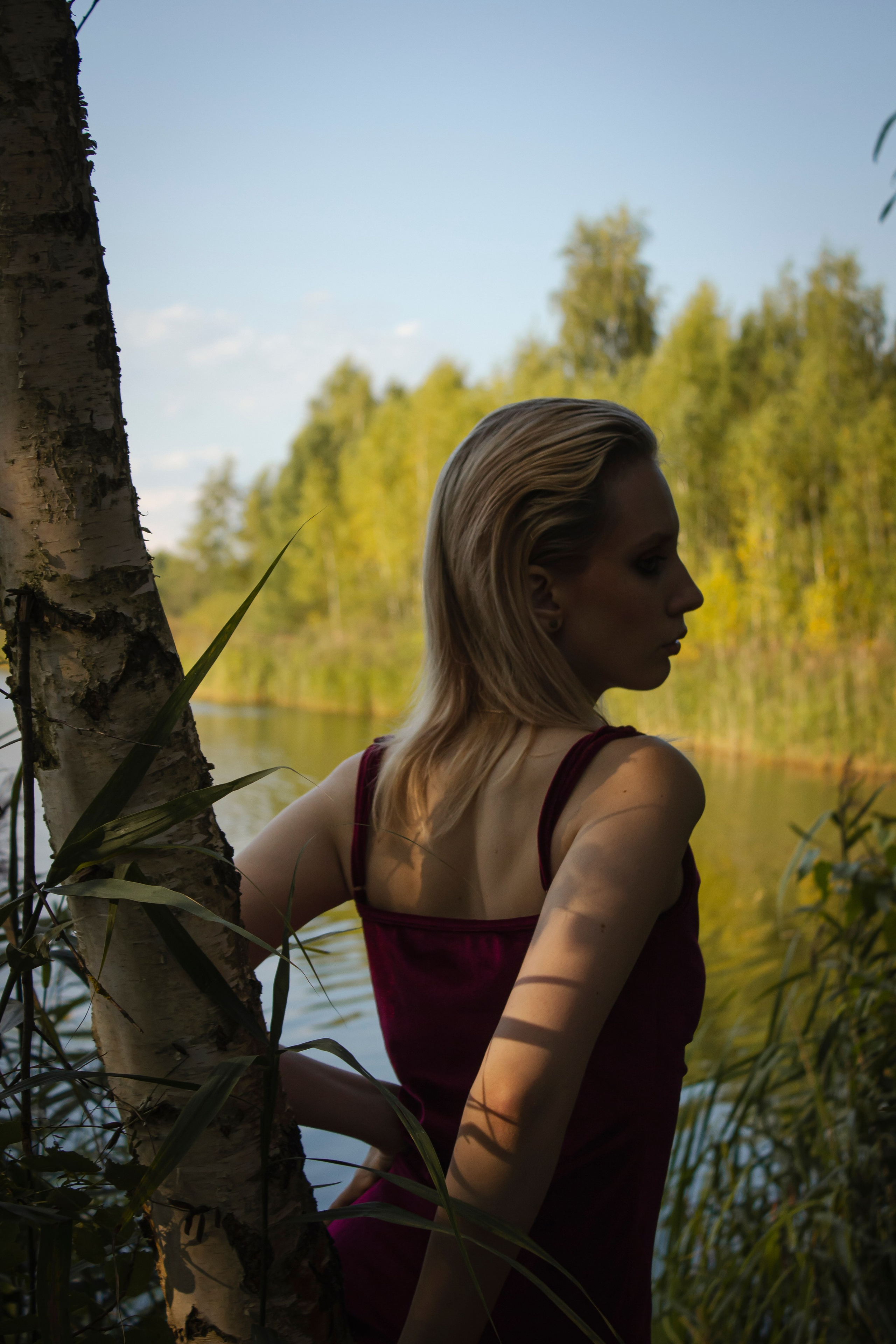 Элегантность в красном: Вероника. Фотограф Алексеева Арина