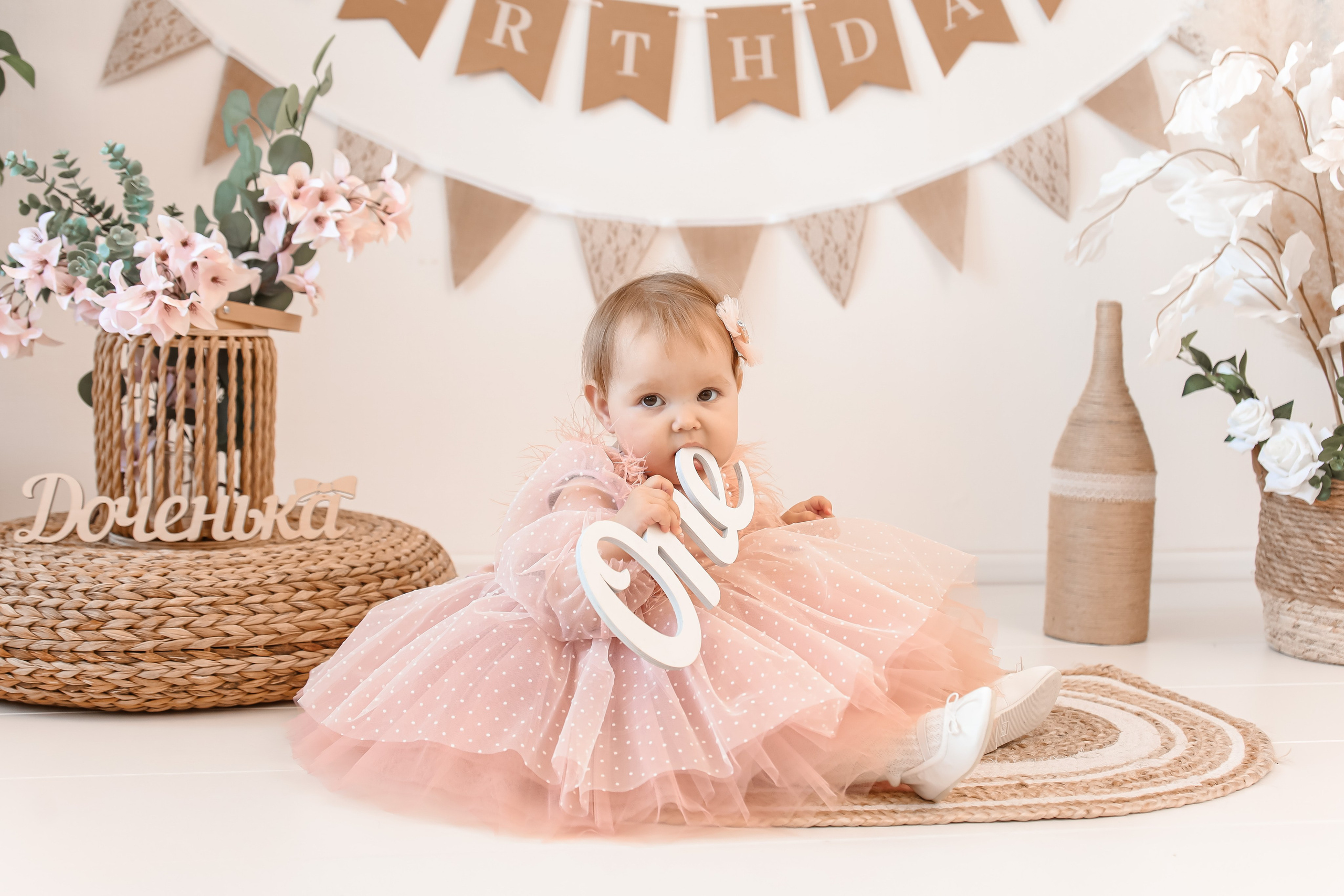 1й Годик Алисы. Детский и Семейный фотограф в Санкт-Петербурге. Детская Фотостудия «FAMILY STORY»