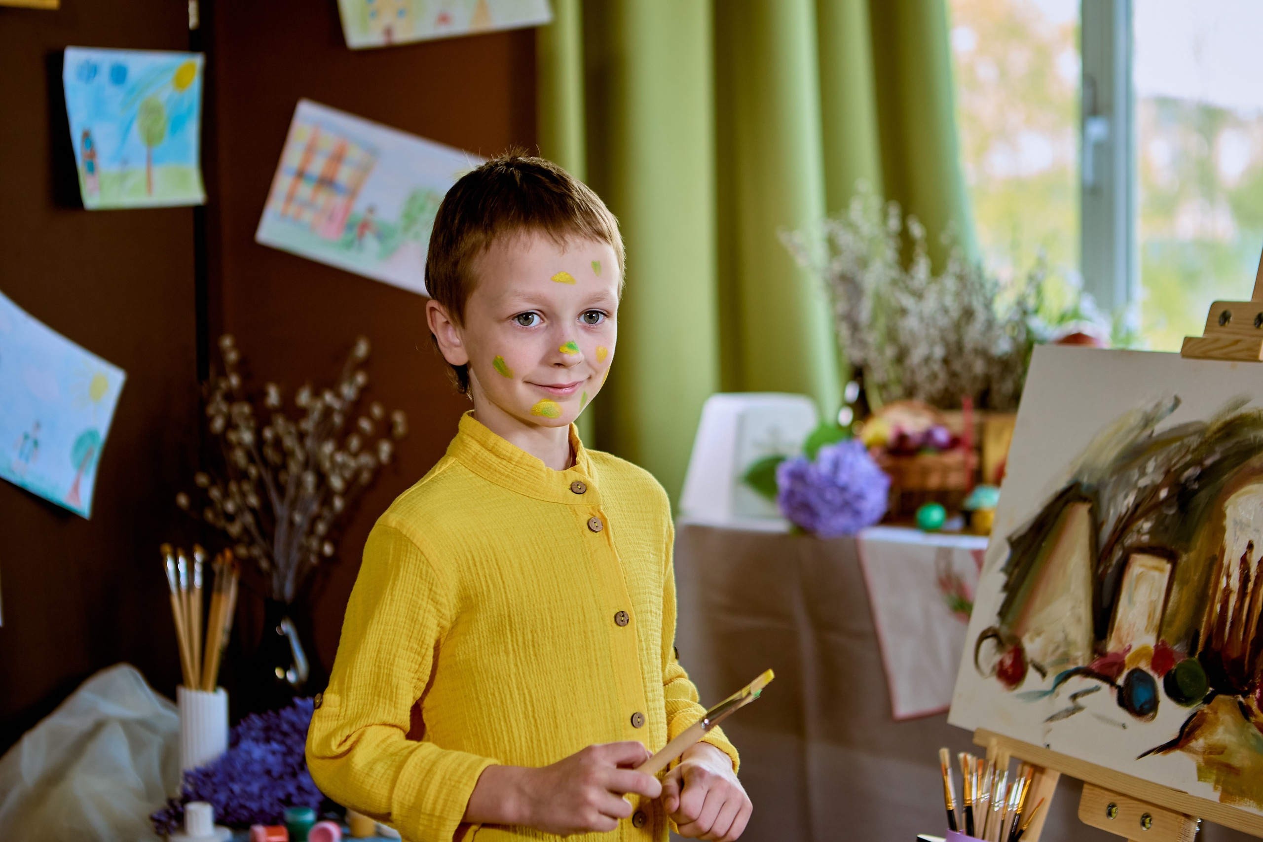 Детская фотосессия Художники