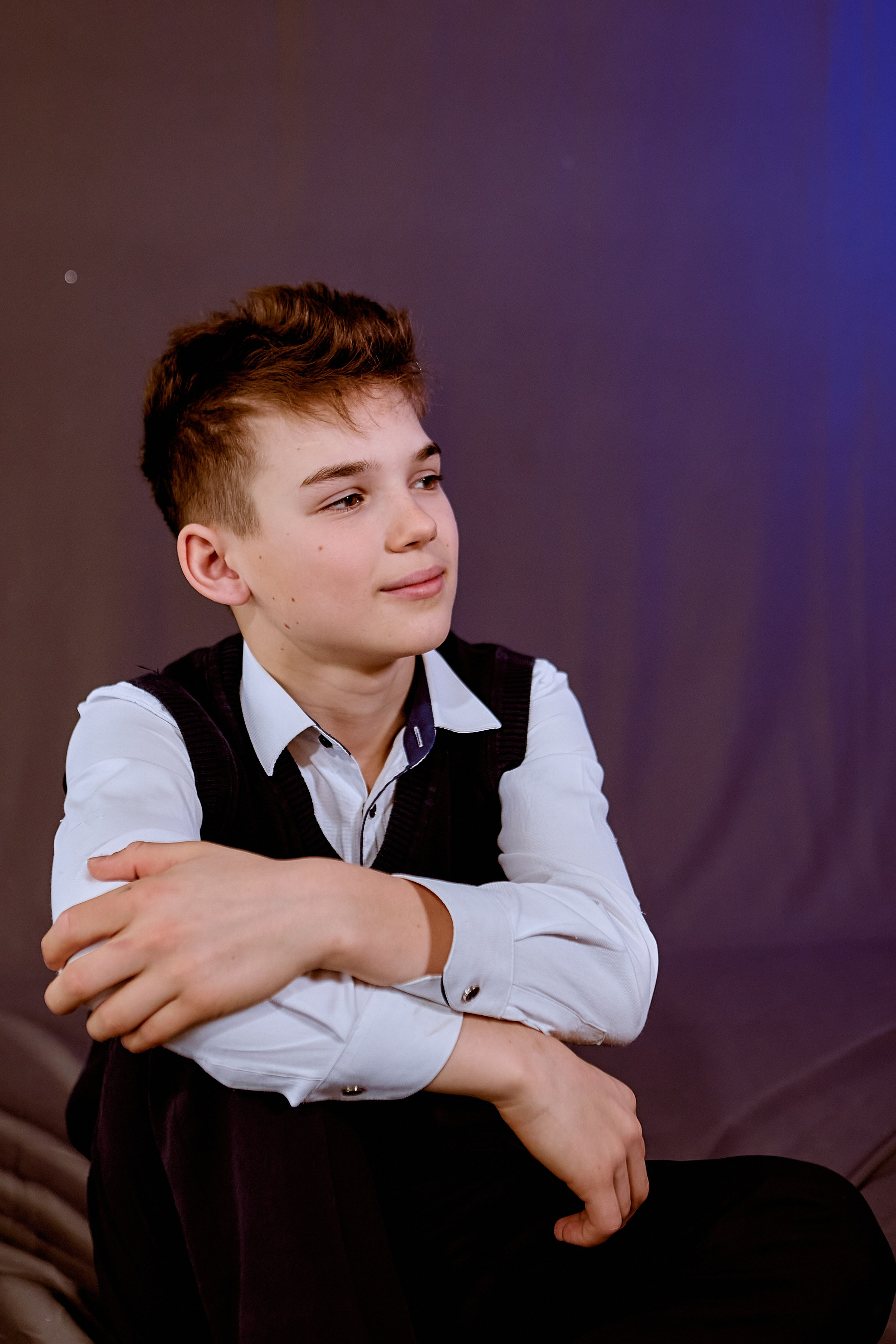 Школьная фотосессия учеников 6 класса