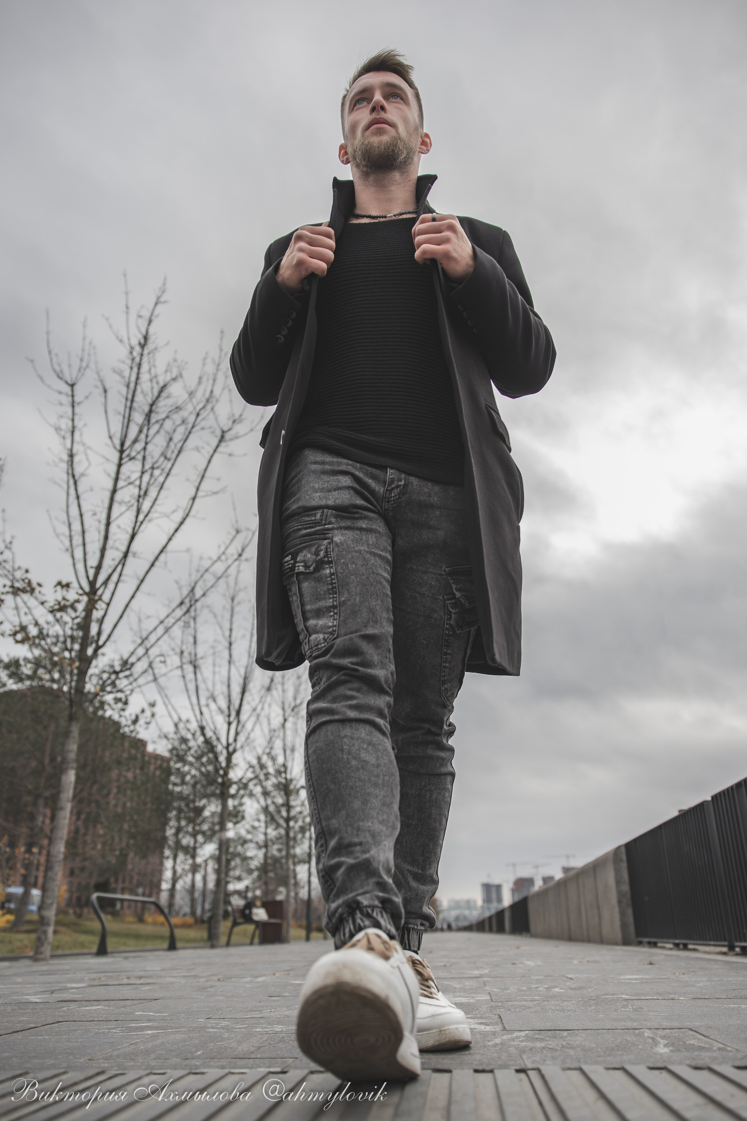 Прогулка с Хаски (Сергей). Виктория Ахмылова. Фотограф в Москве