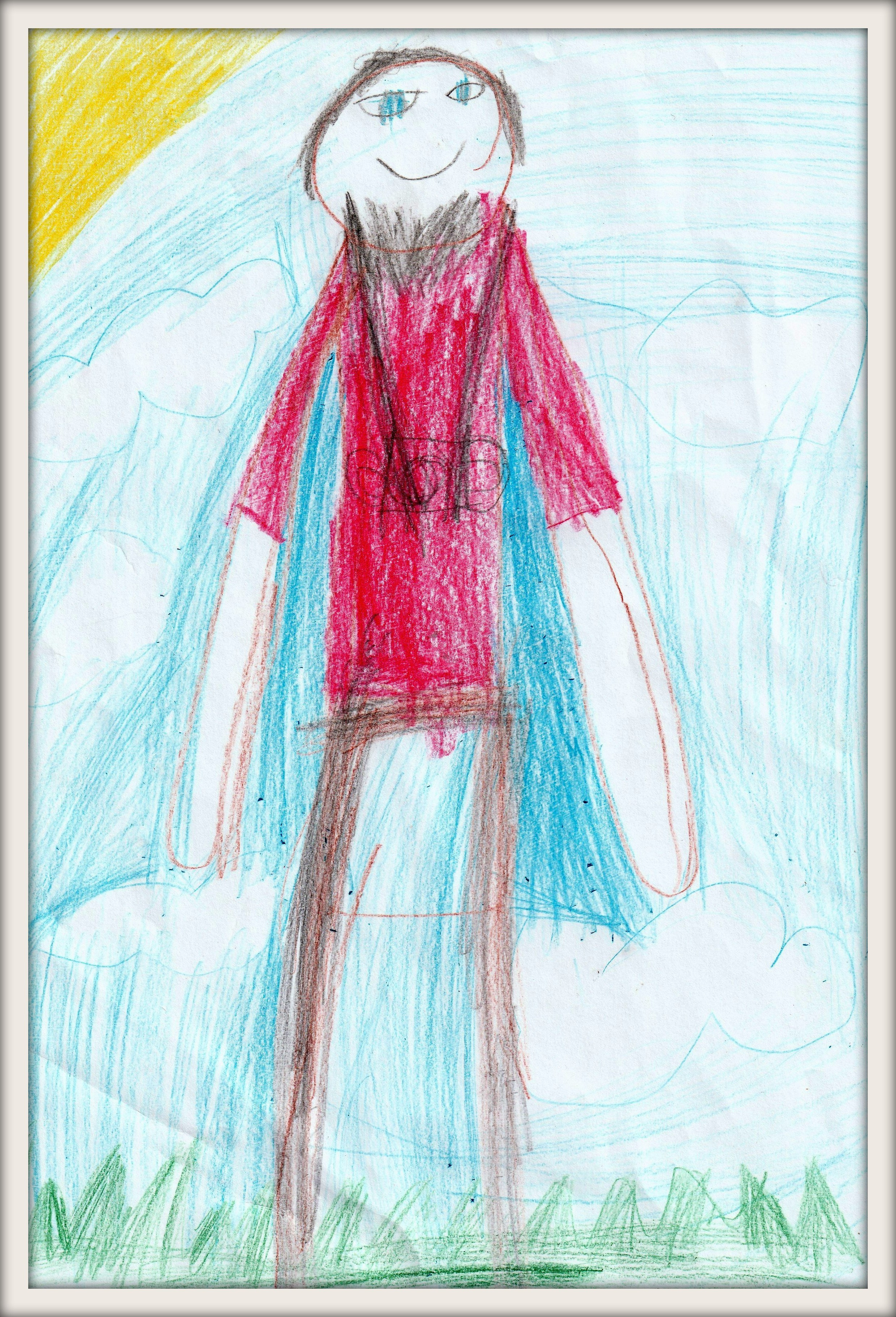 Рисунки от детишек. Фотограф Андрей Богач