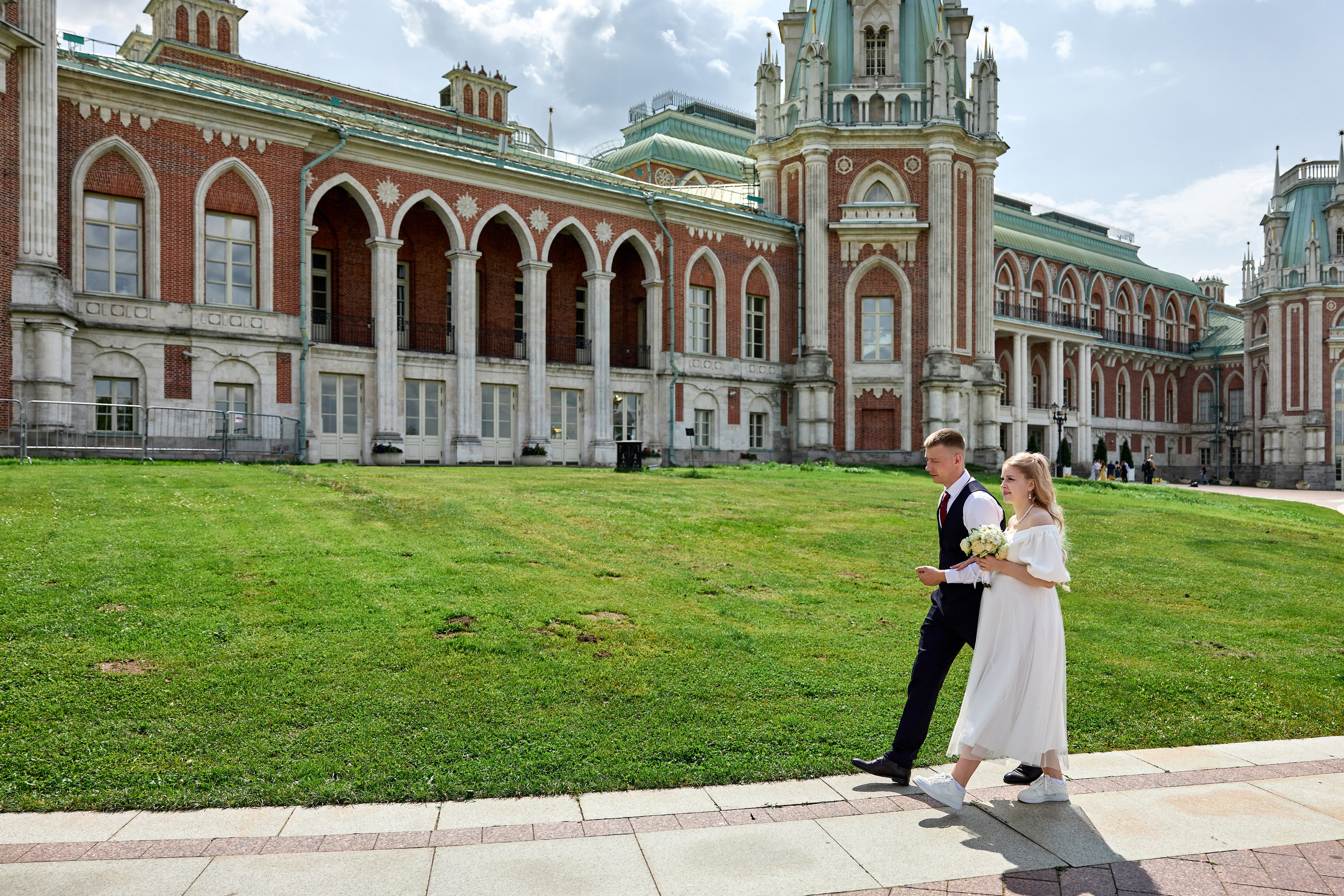 Свадебная фотосессия в Царицыно