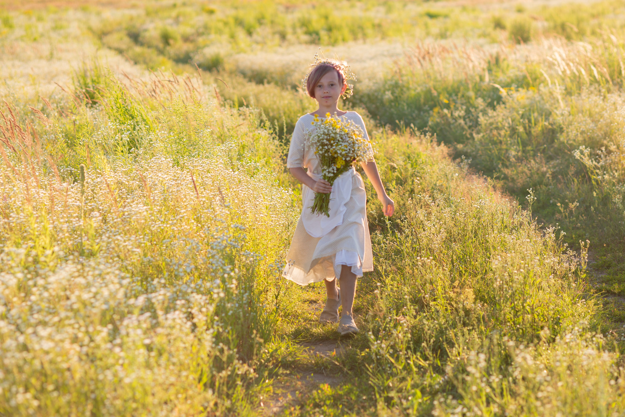 Фотосессия в ромашках. Галина Шарапова Детский и семейный фотограф Москва