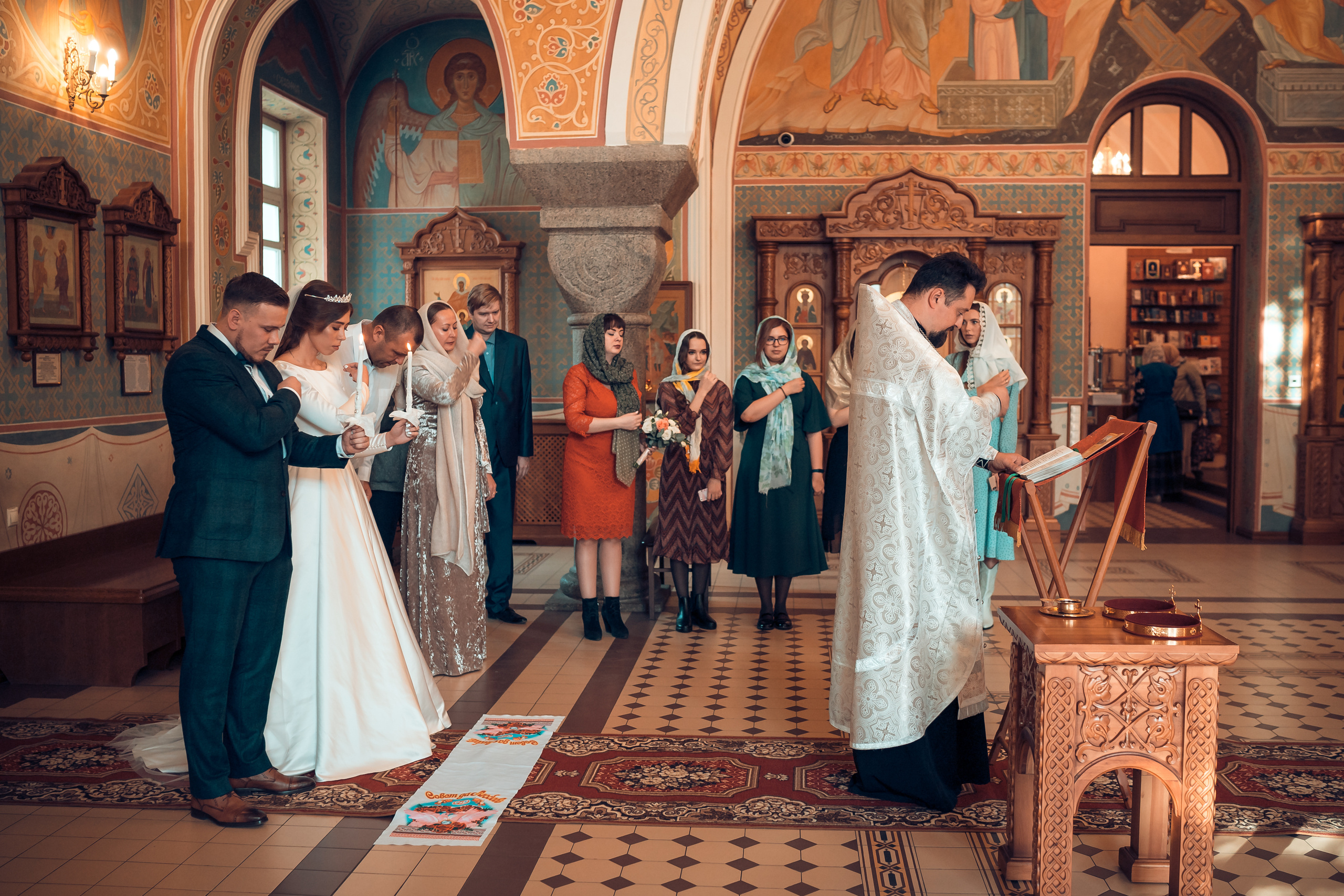 Таинство Венчания Василия и Дарьи. Фотограф на Крещение и Венчание в Красноярске Рамазанова Юлия