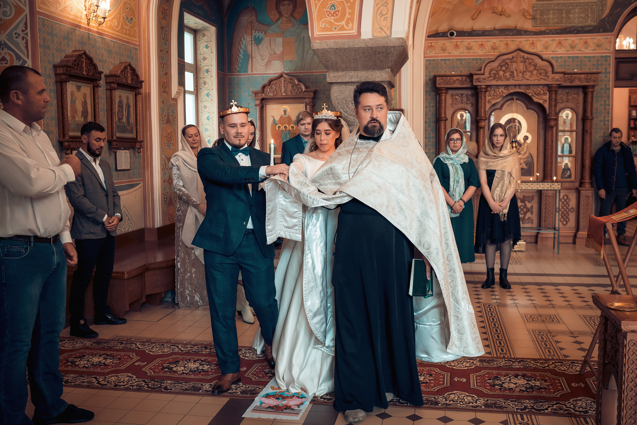 Таинство Венчания Василия и Дарьи. Фотограф на Крещение и Венчание в Красноярске Рамазанова Юлия