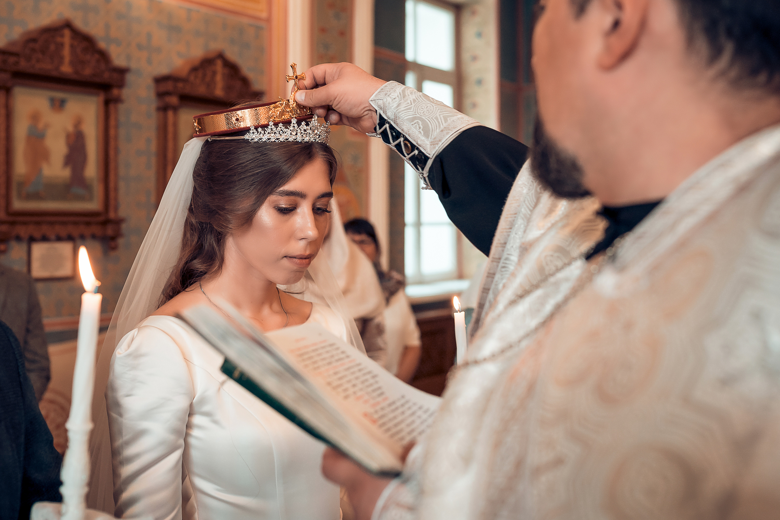 Таинство Венчания Василия и Дарьи. Фотограф на Крещение и Венчание в Красноярске Рамазанова Юлия