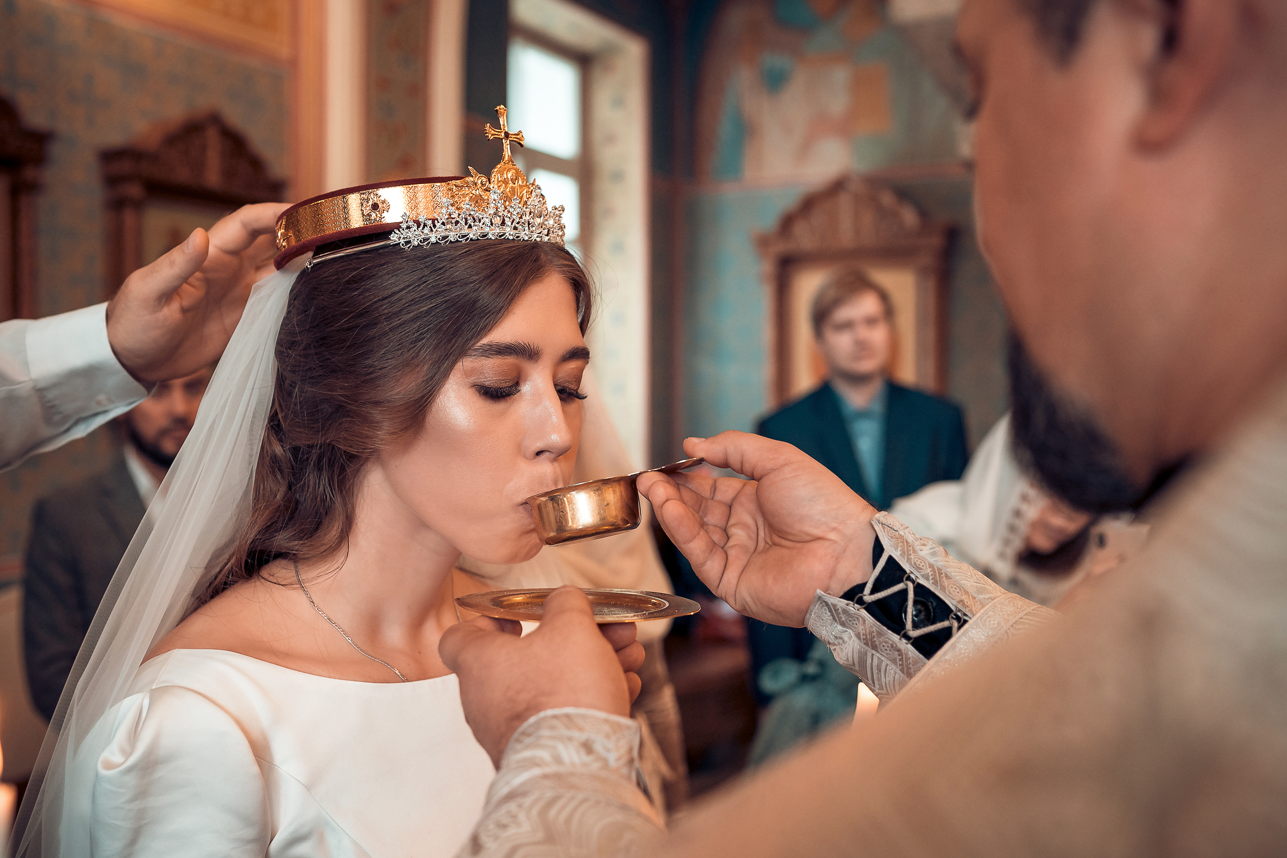 Таинство Венчания Василия и Дарьи. Фотограф на Крещение и Венчание в Красноярске Рамазанова Юлия