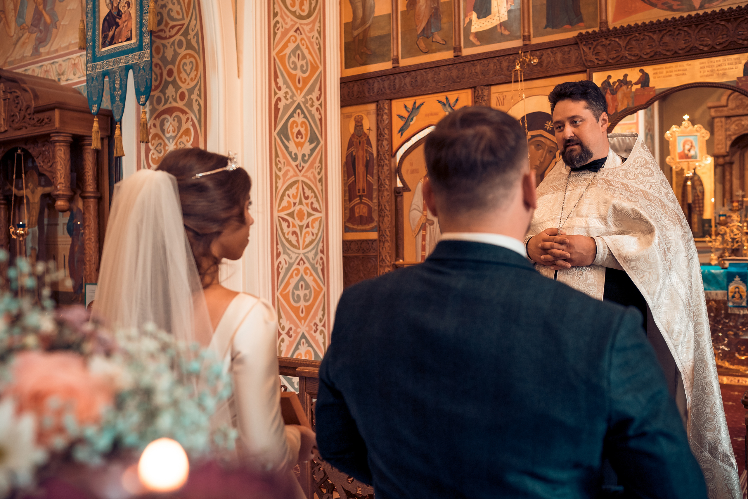 Таинство Венчания Василия и Дарьи. Фотограф на Крещение и Венчание в Красноярске Рамазанова Юлия