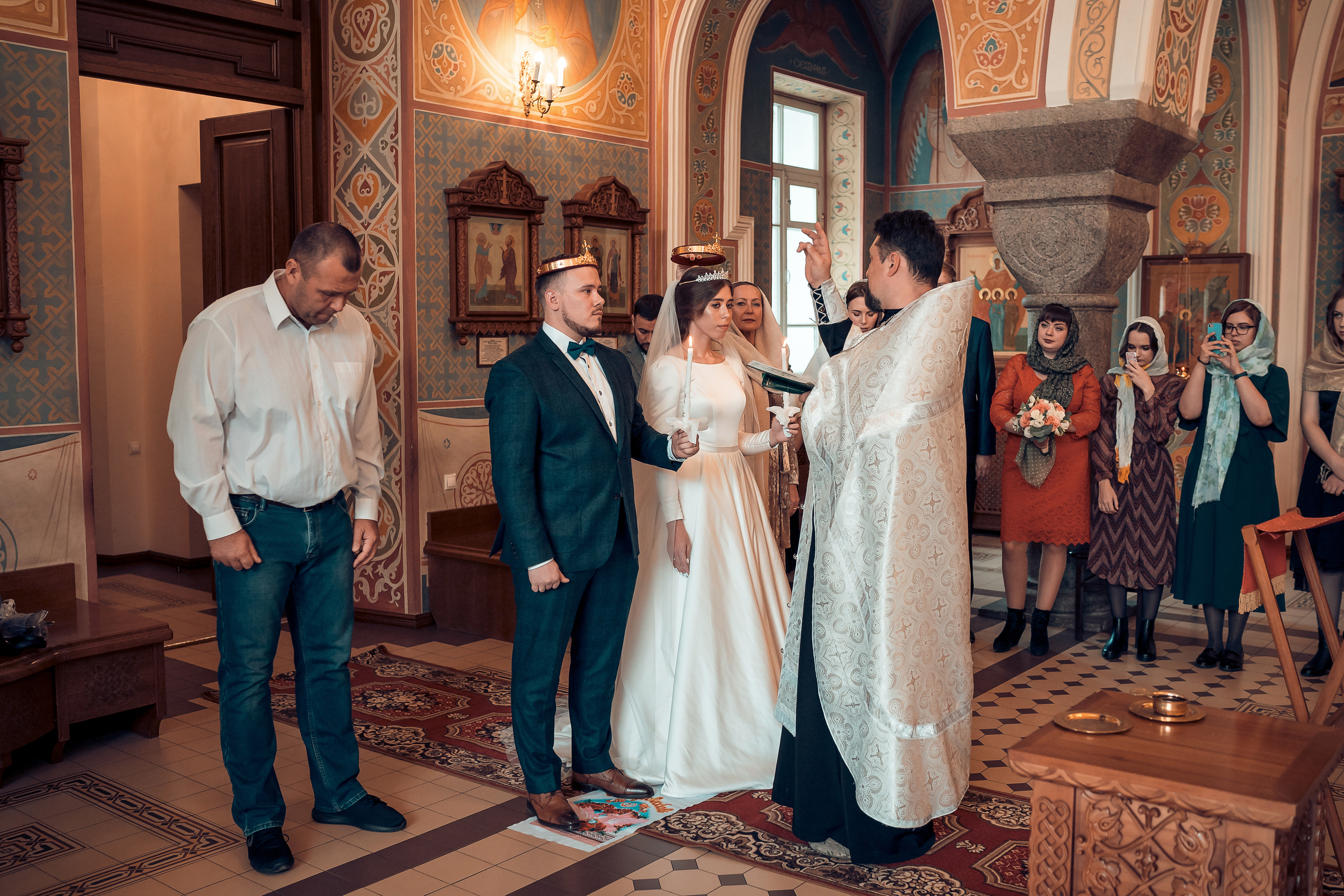 Таинство Венчания Василия и Дарьи. Фотограф на Крещение и Венчание в Красноярске Рамазанова Юлия