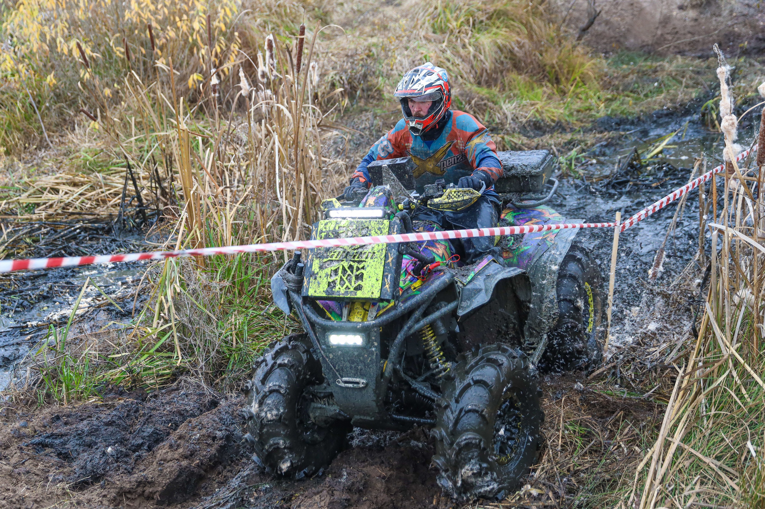 Гонки на квадроциклах Грязевое кольцо. Спортивный фотограф в Самаре
