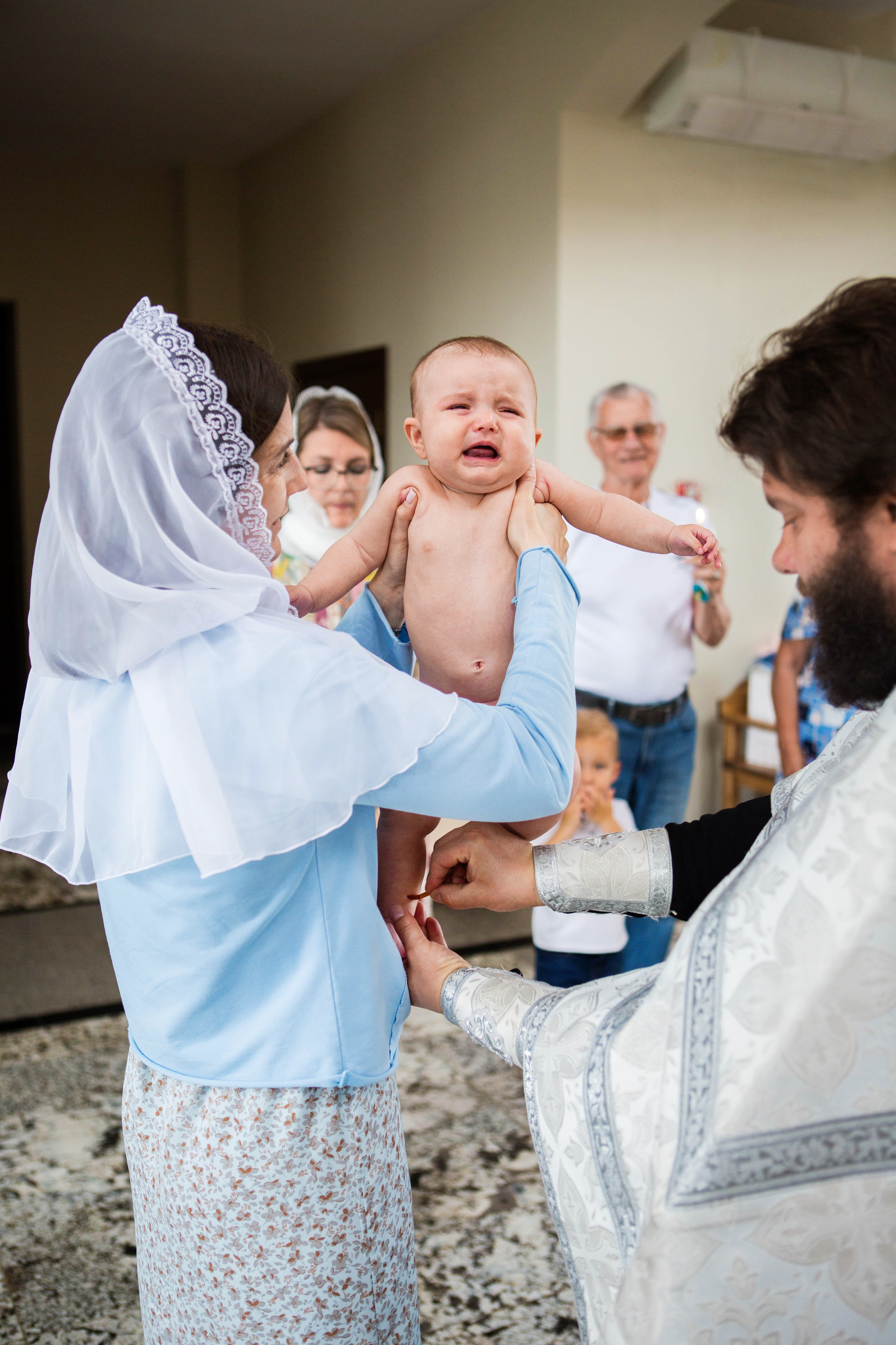 Крещение Софии. Храм Андрея Первозванного. Свадебный семейный и детский фотограф в Краснодаре Карина Федоровская