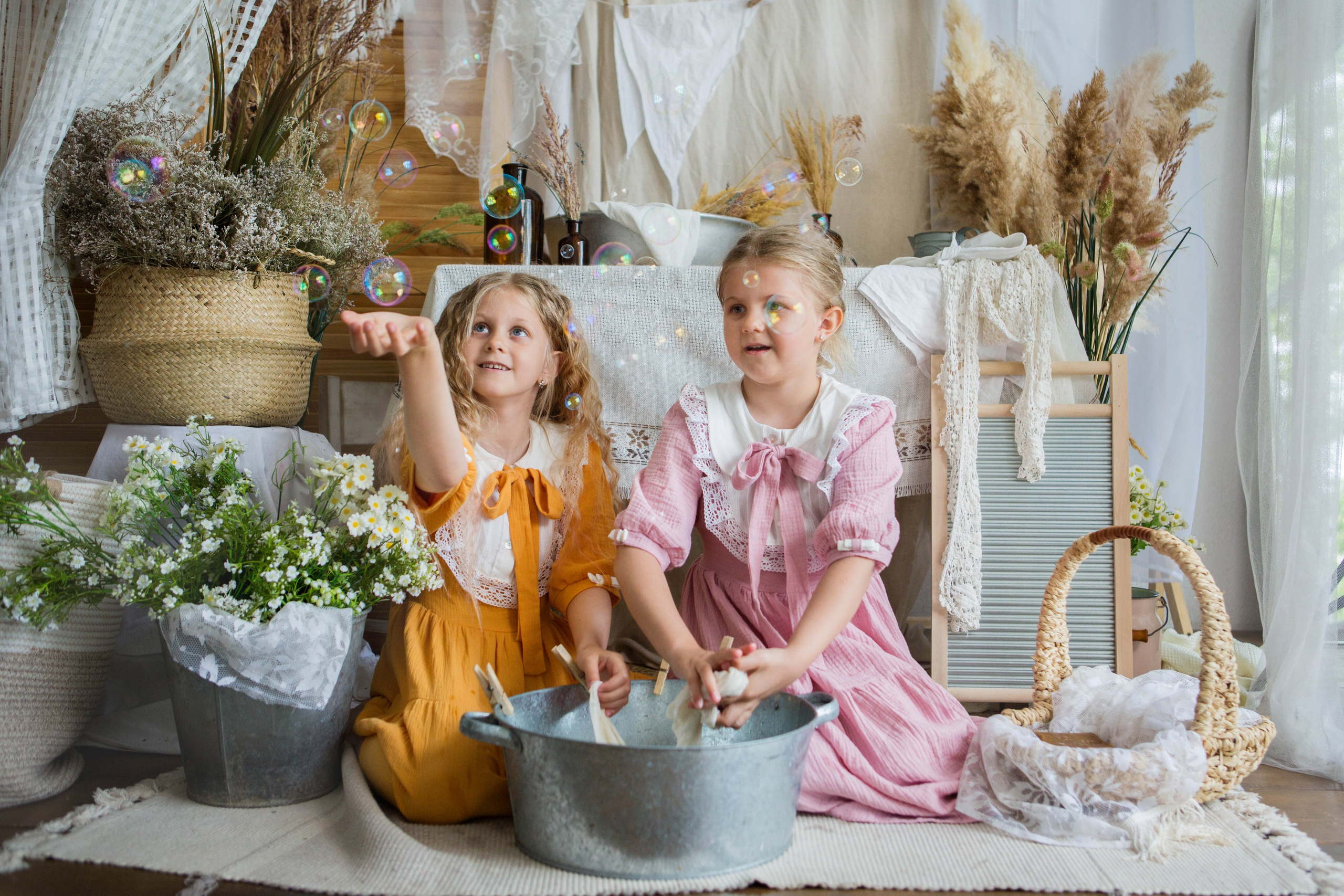 Стирка с утятами. Студия «Mestone». Свадебный семейный и детский фотограф в Краснодаре Карина Федоровская