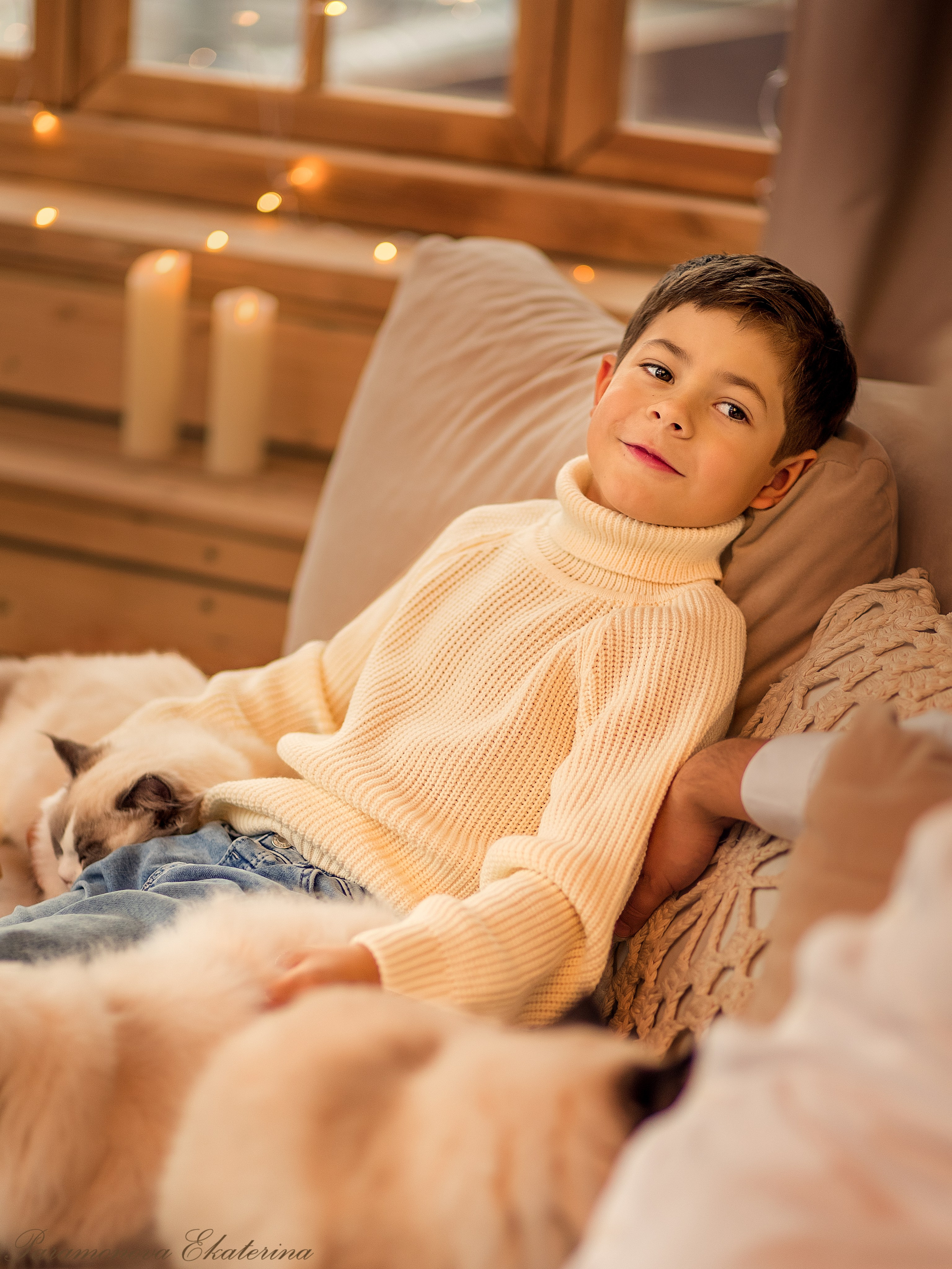 Семейный новый год. Семейный и детский фотограф В Москве Парамонова Екатерина