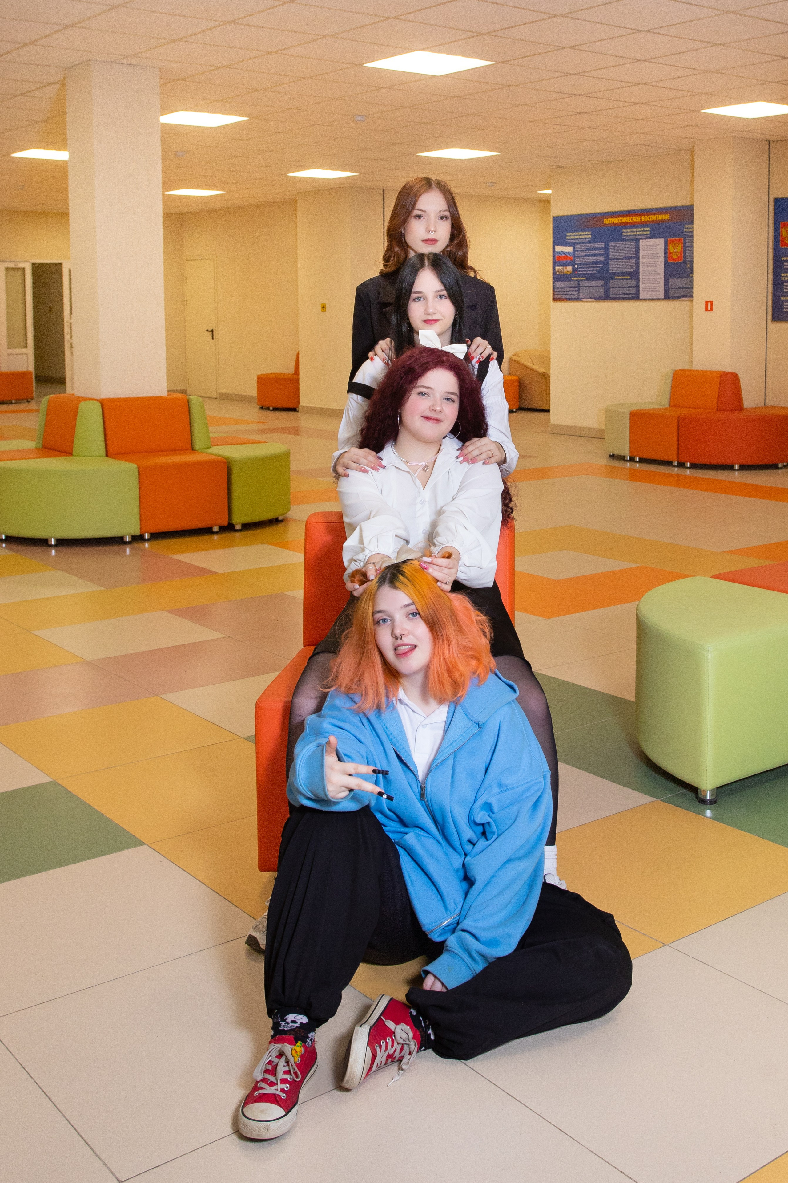 фотосессия школьников в стенах школы