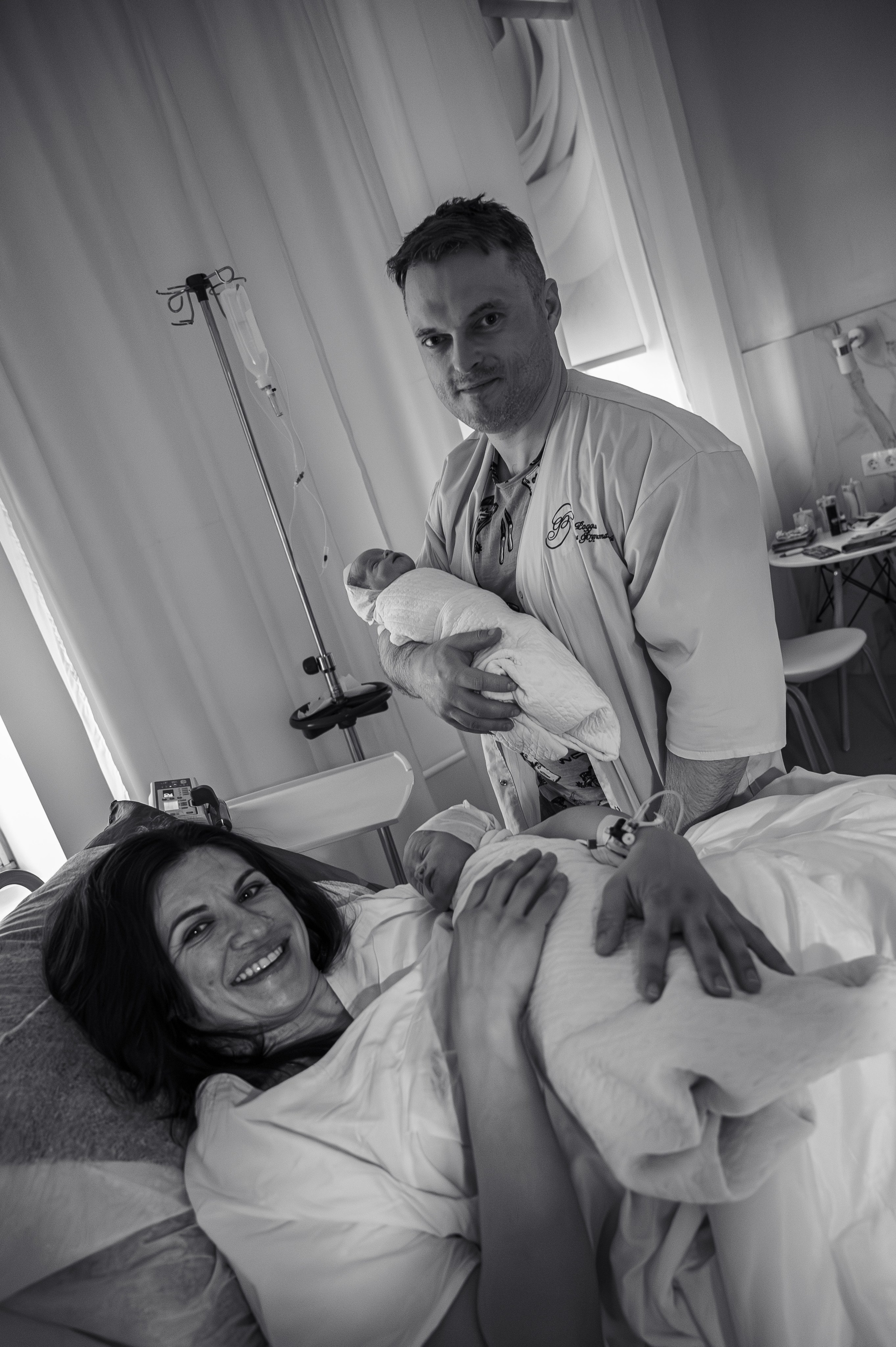 Михаил и Иван родились. Фотограф на роды СПБ Юлия Герасимова