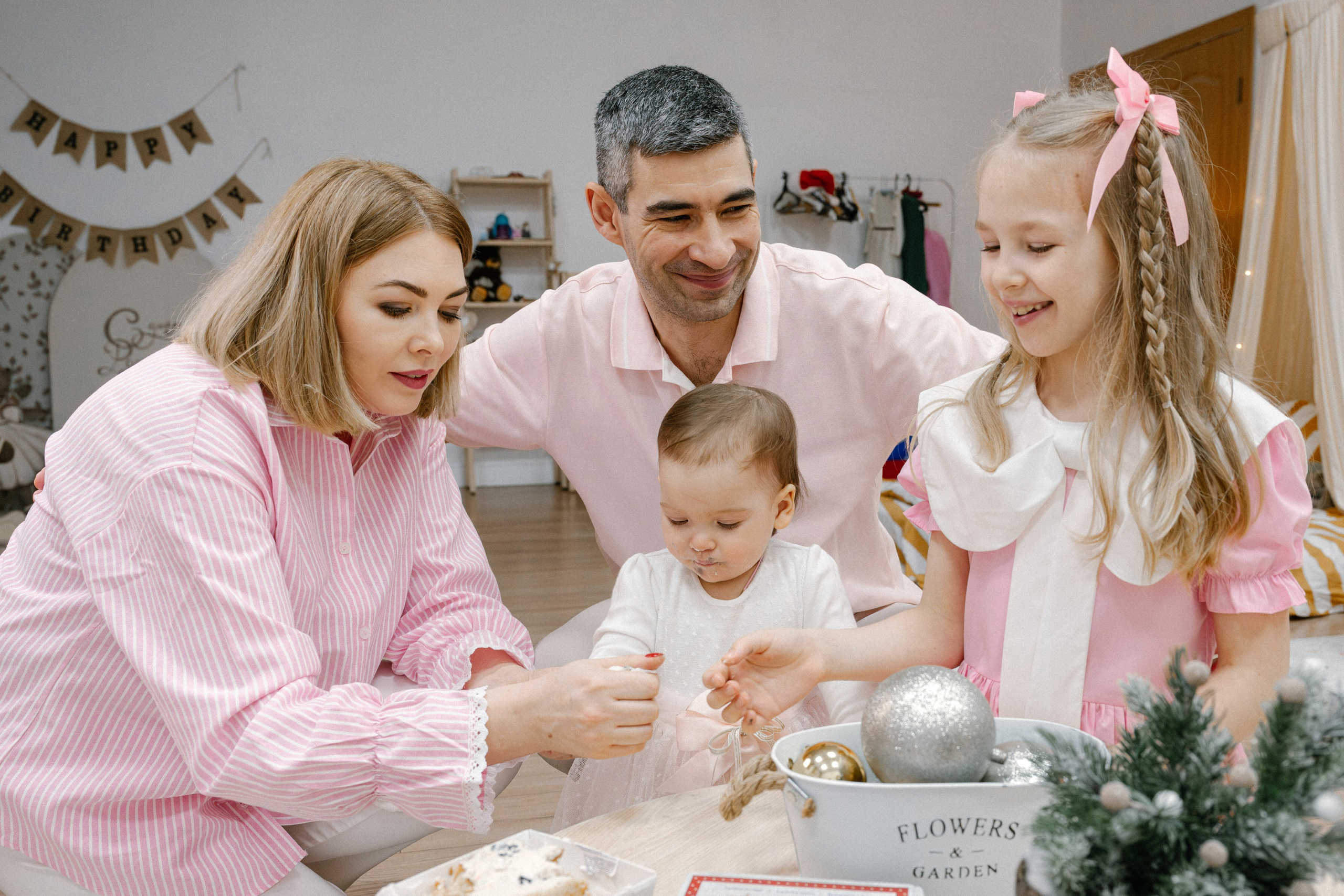 Инна и Роман с семьей. Фотограф Анастасия Егорова