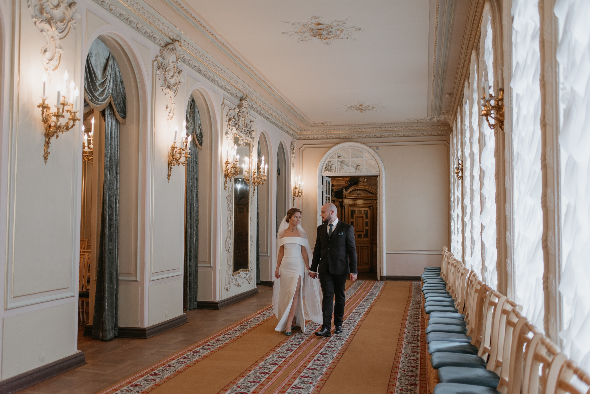 свадебная фотосессия в Доме Учёных