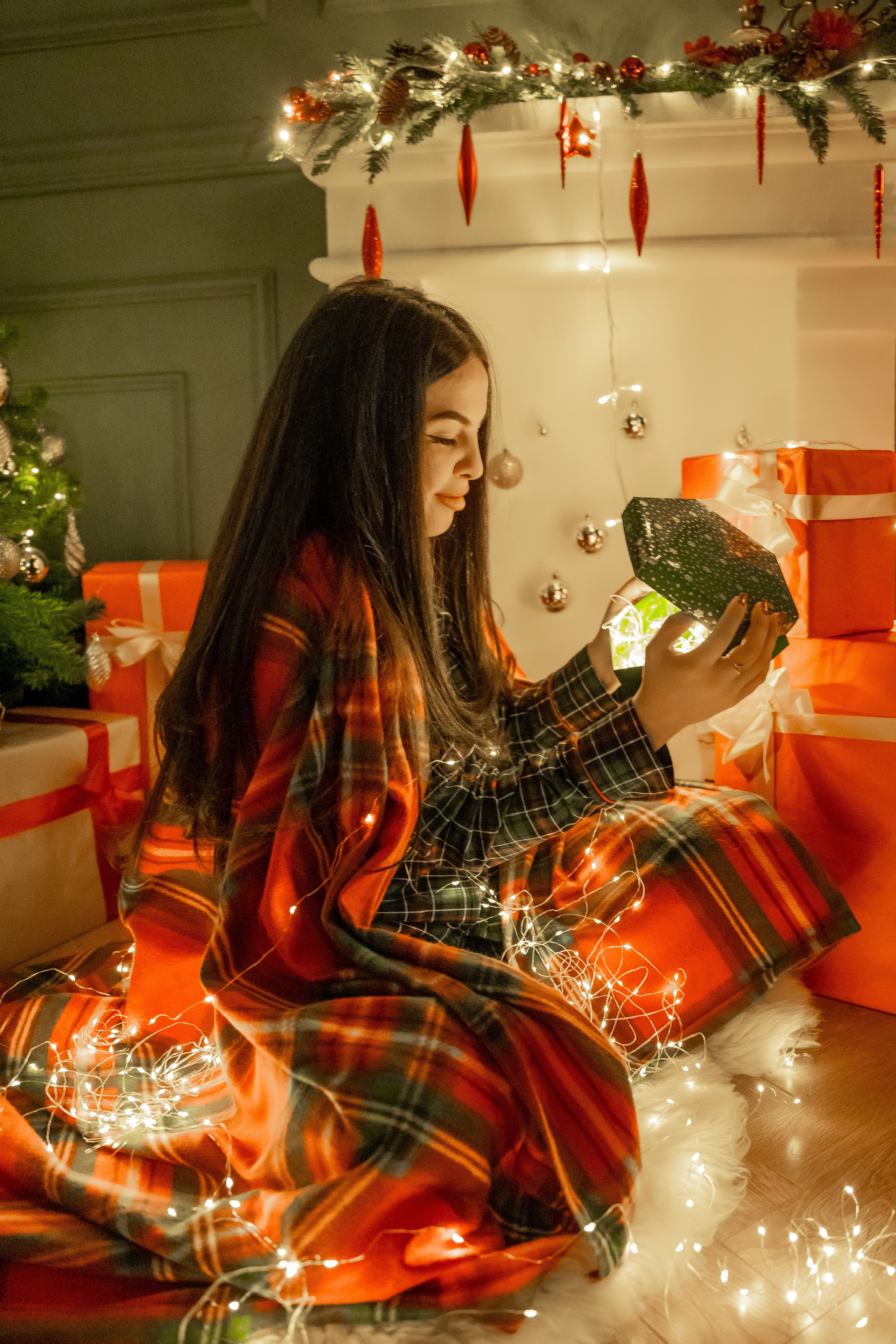 Женская новогодняя фотосессия. Профессиональный фотограф Ковалева Олеся