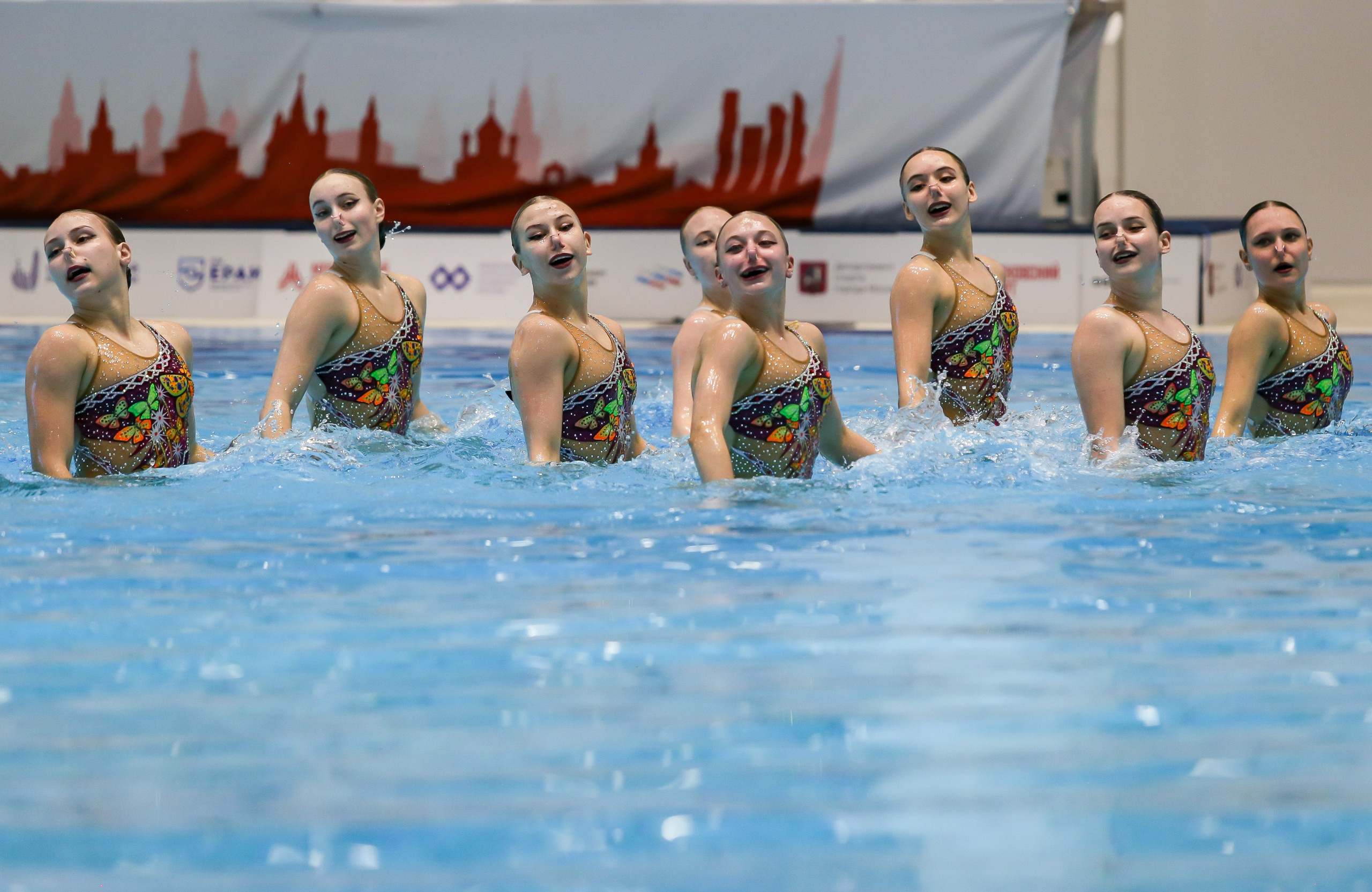 Первенство России по синхронному плаванию. Техническая программа. Группы. Репортажный фотограф в Москве