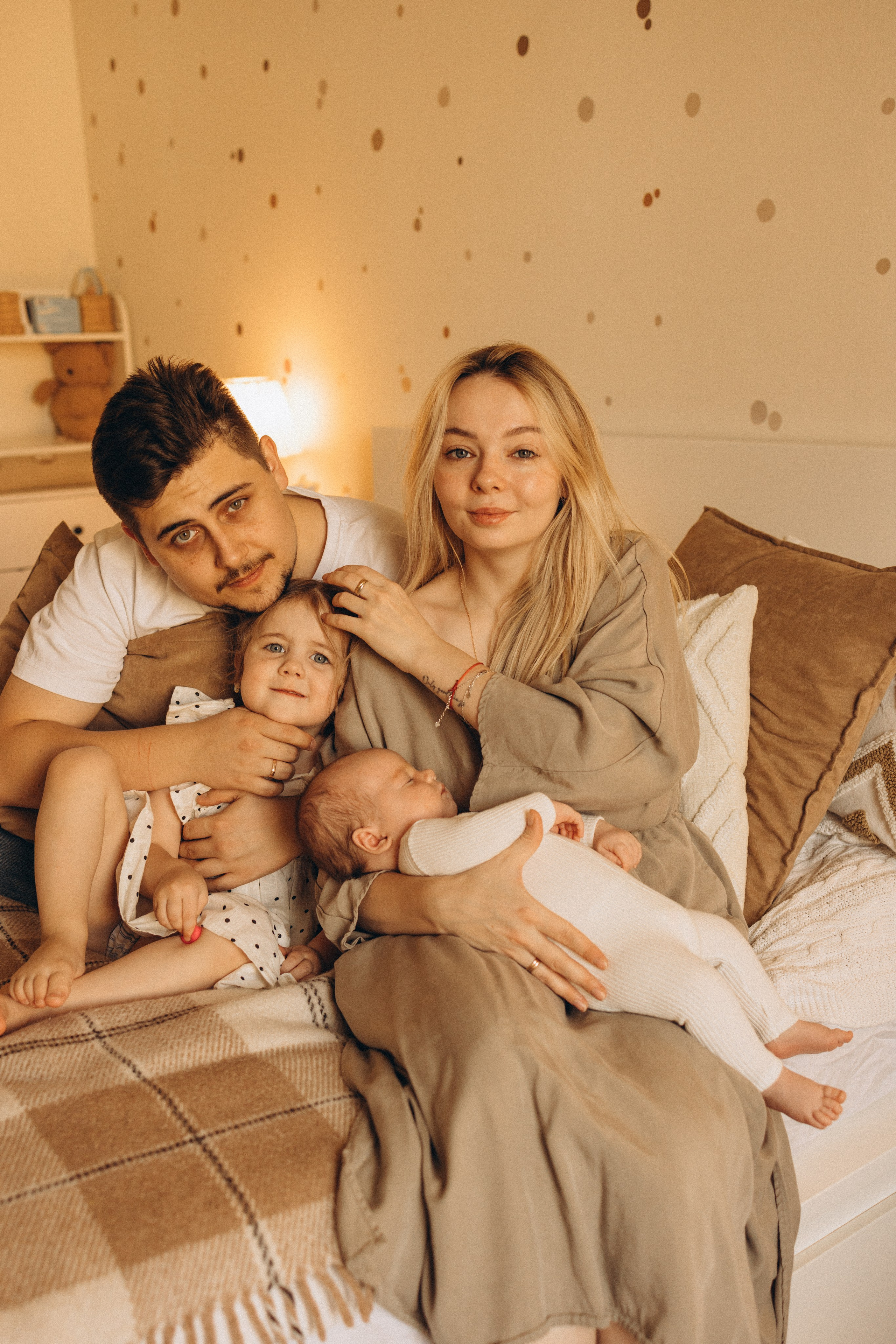 Миша, Маша, Лиза и Костя. Семейный фотограф в Москве Ксения Аганина