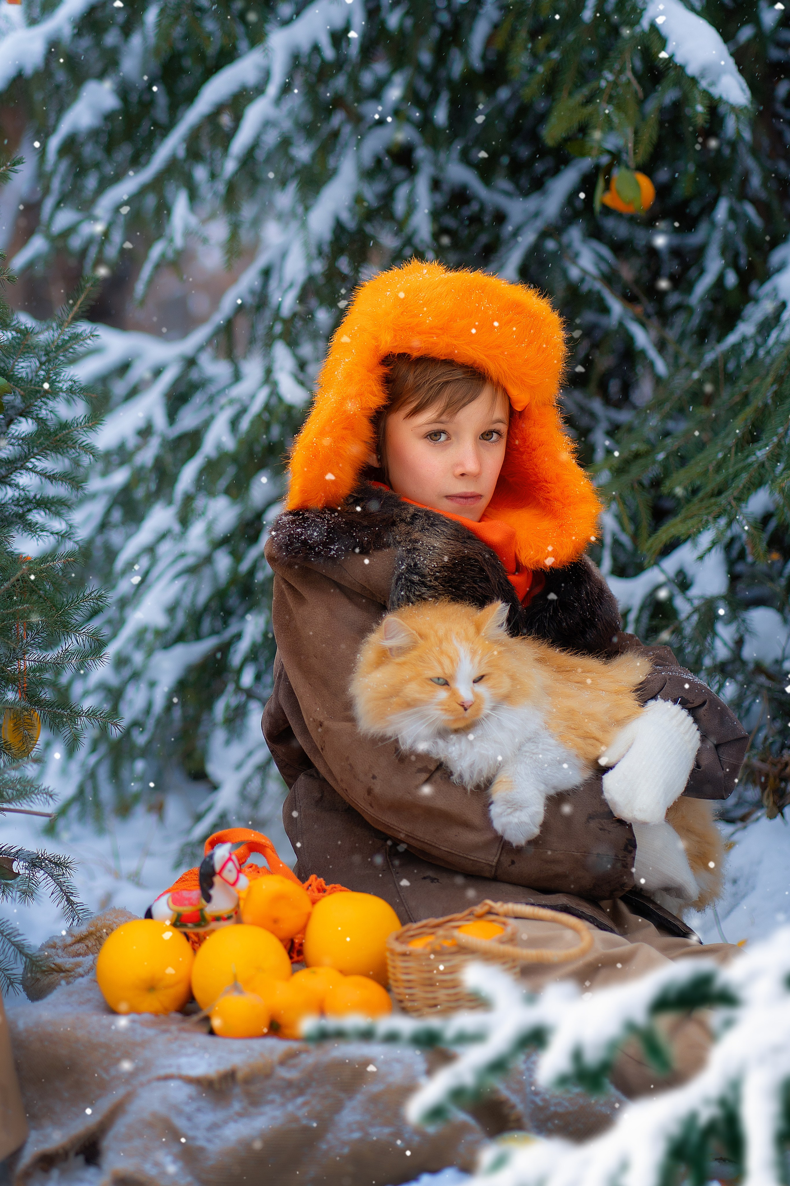 Детские новогодние и рождественские фотоистории. Детский и семейный фотограф в Москве и Подмосковье Настя Наумова