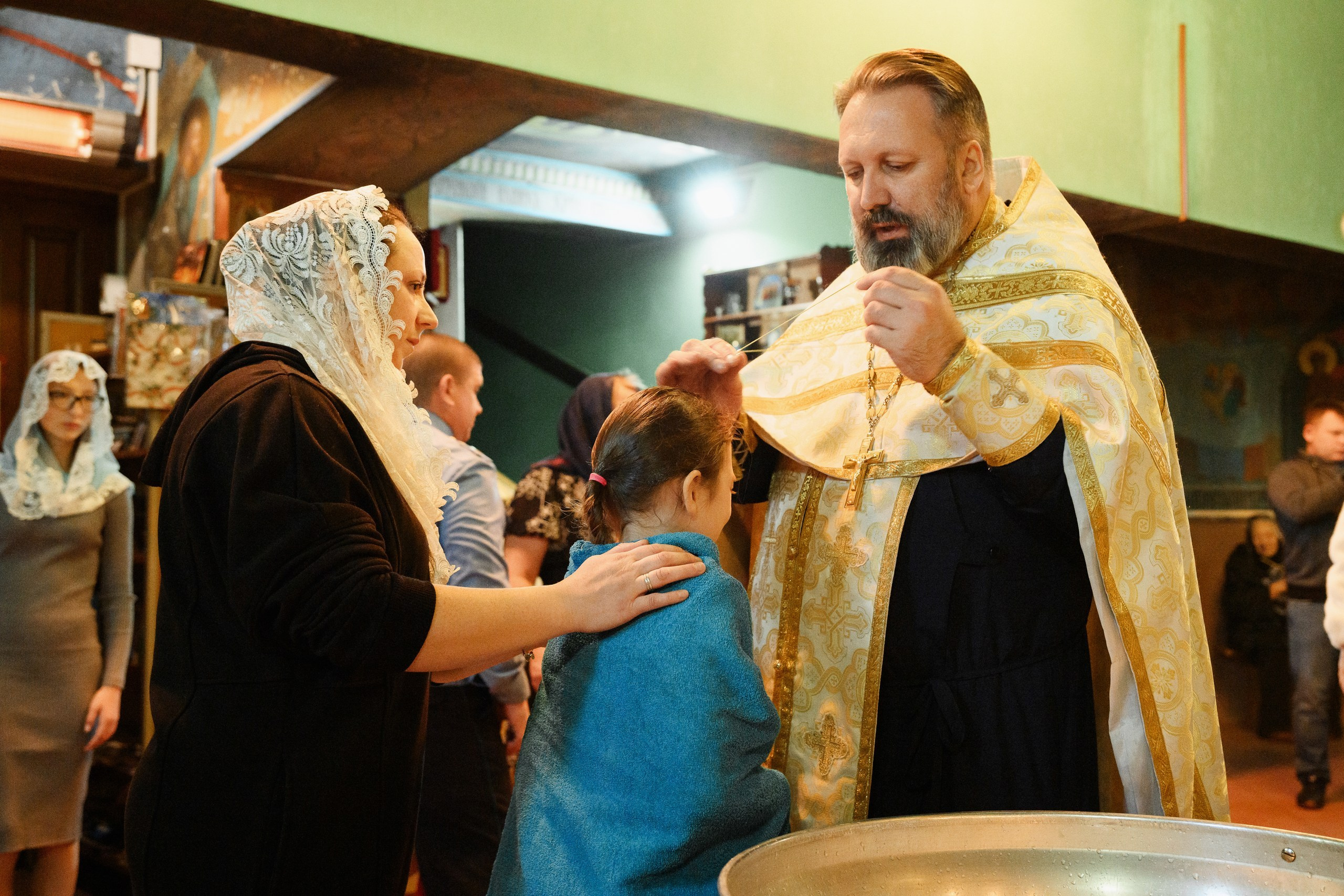 Фотограф Камчатка, Крещение, Фотосессия крещения, Семейный фотограф, Таинство