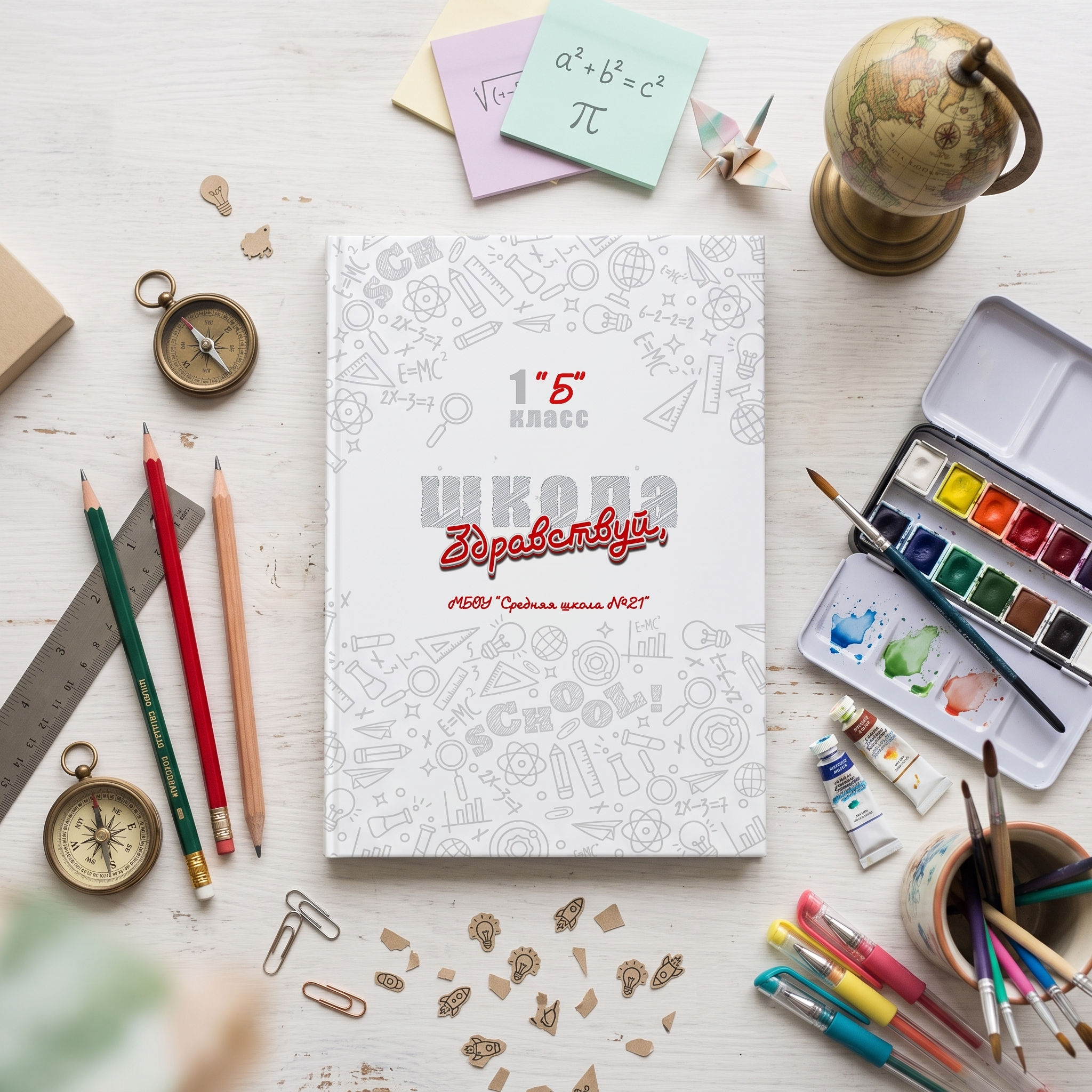 047 School IV. Дизайны, psd шаблоны школьных и выпускных альбомов и обложек
