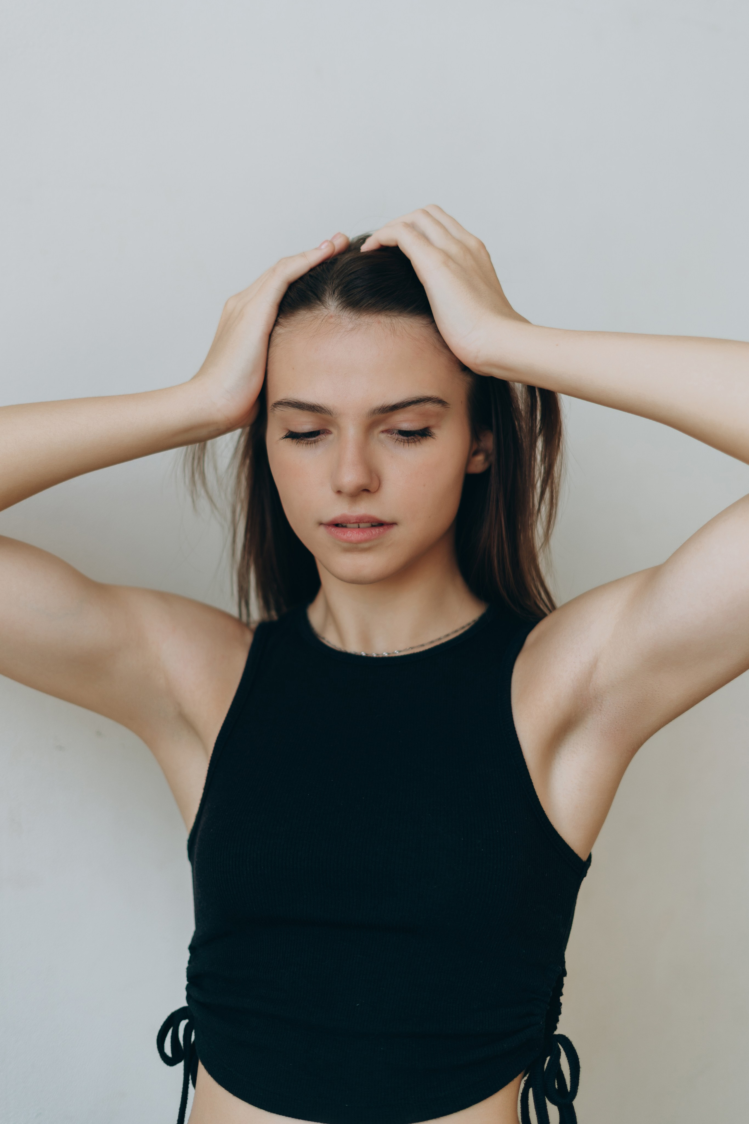 Настя. Модельные тесты. Фотограф Москва Виктория-Антуанетта