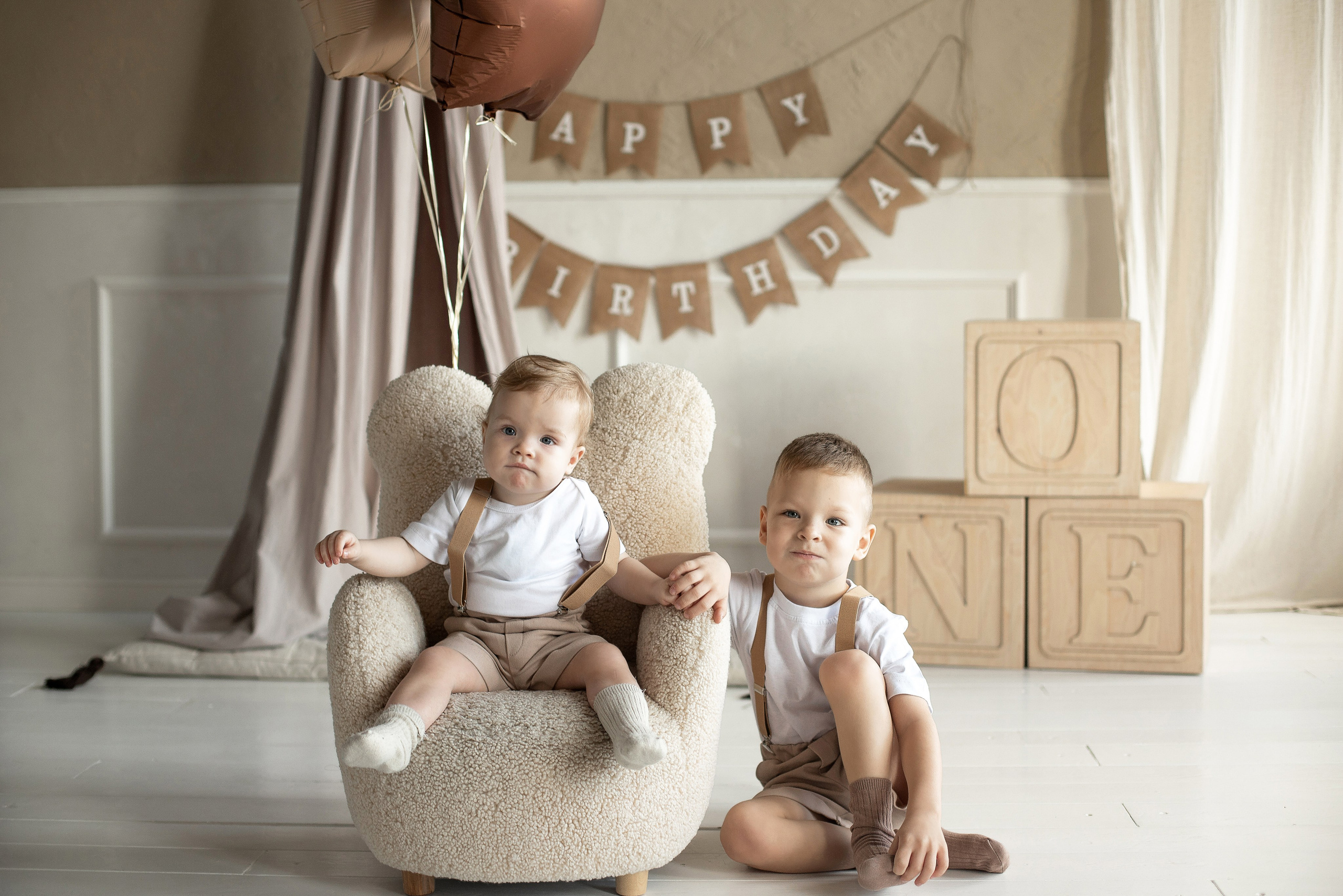 Годик малышу. Семейный и детский фотограф в Красноярске Анна Маюрова