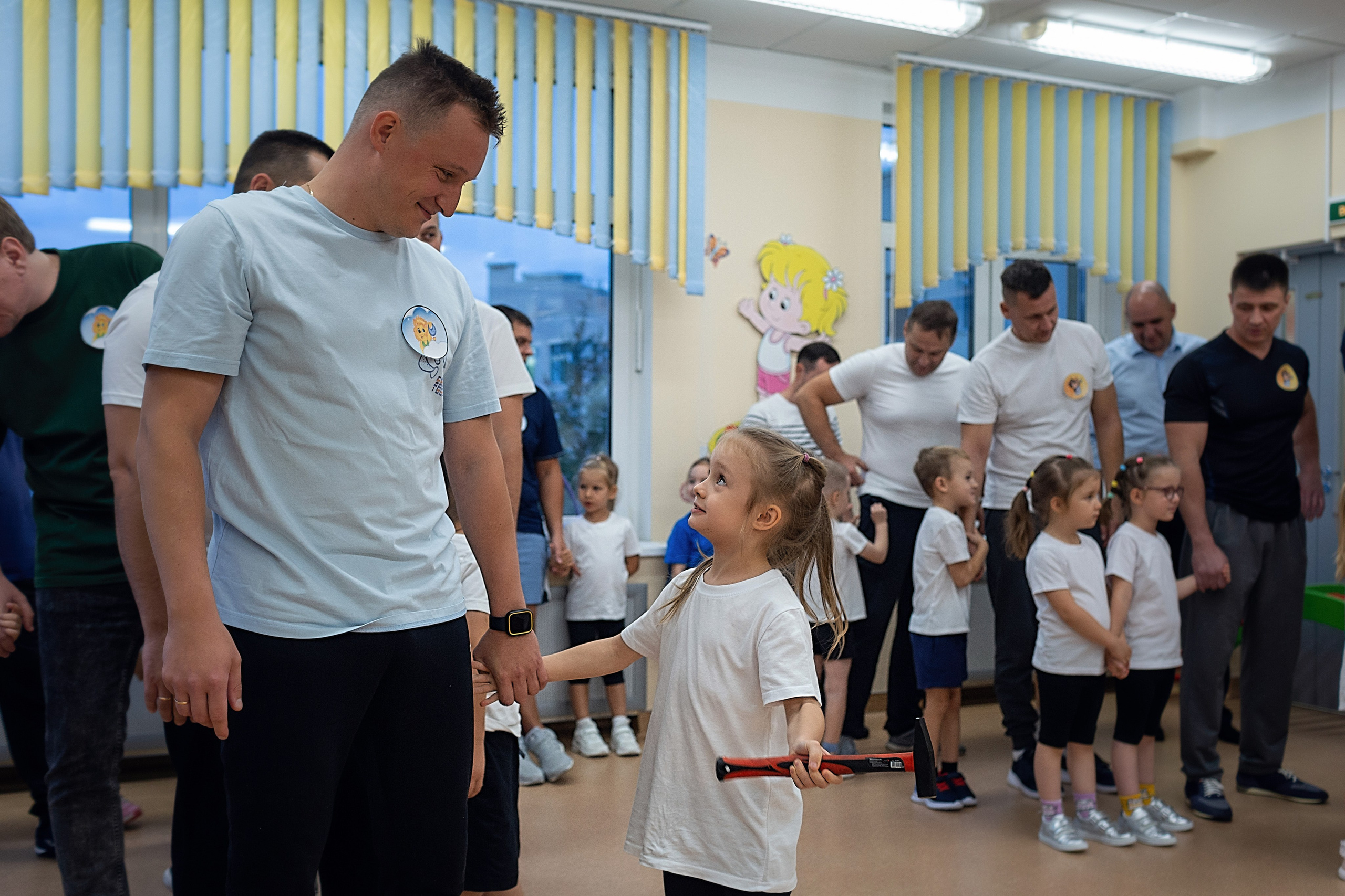 День пап в детском саду_2024. Семейный фотограф в Санкт-Петербурге