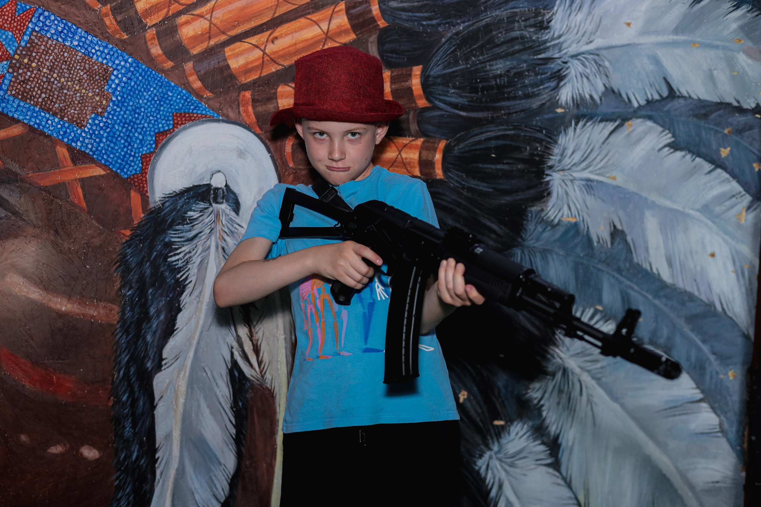 День рождение в стрелковом клубе. Фотограф Надршина Лилия