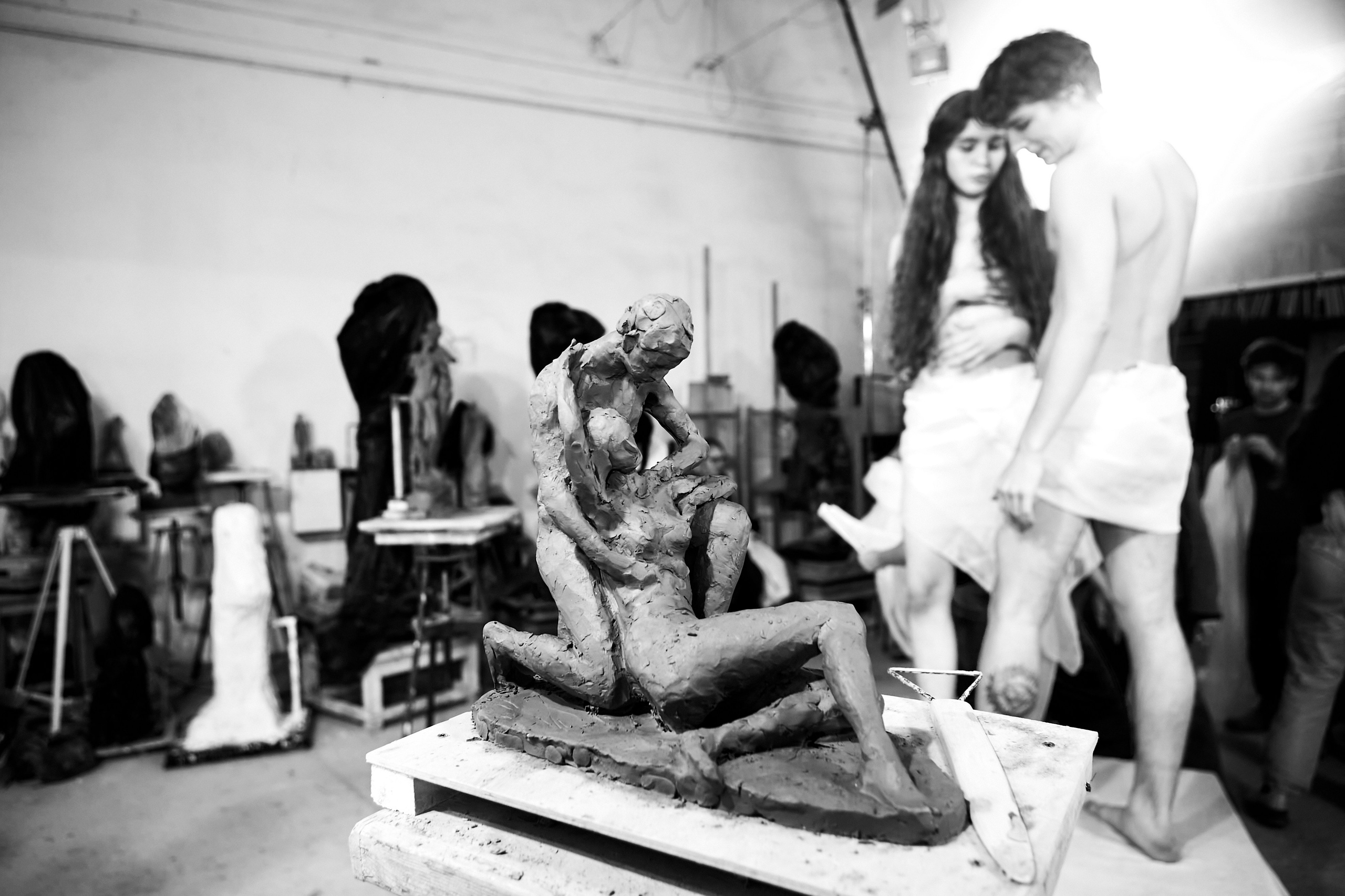 Backstage. Visual artist Konstantin KoT