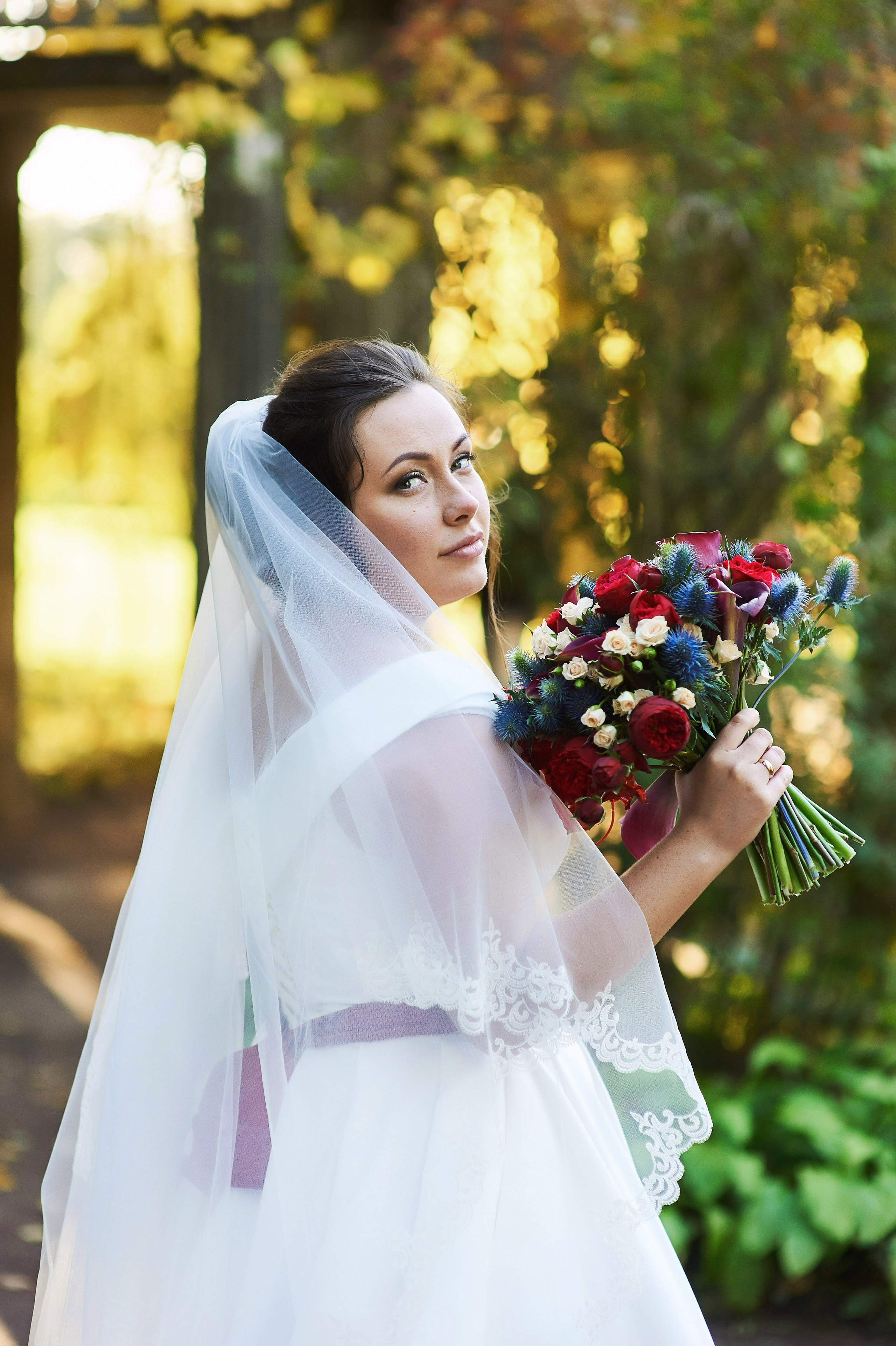 Ангелина и Сергей (фотосессия в осеннем Пушкине). Портретный, семейный и свадебный фотограф в Санкт-Петербурге и в Пушкине Ширяев Денис