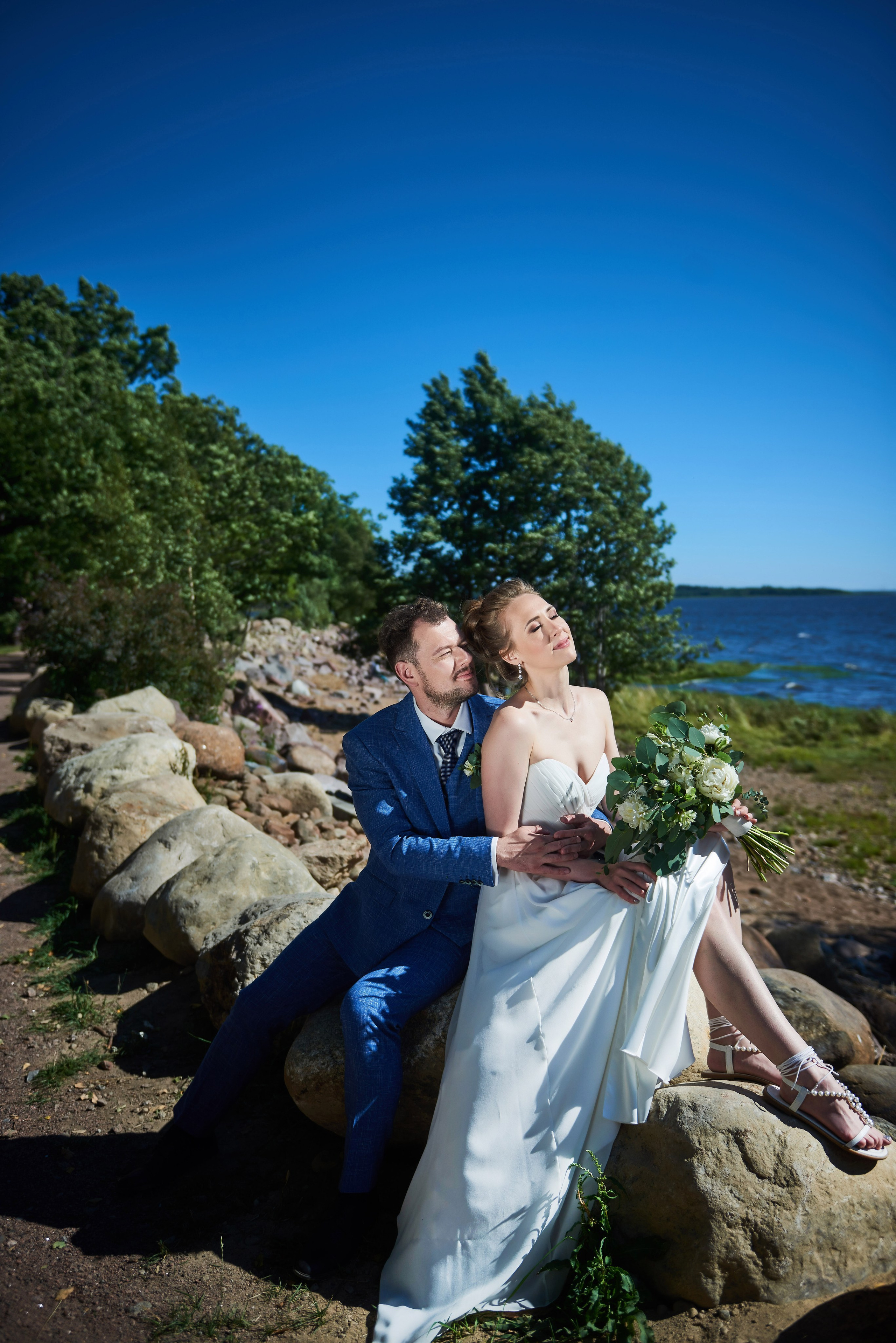 Александра и Вячеслав (фотосессия на берегу Финского залива в парке Дубки в Сестрорецке). Портретный, семейный и свадебный фотограф в Санкт-Петербурге и в Пушкине Ширяев Денис
