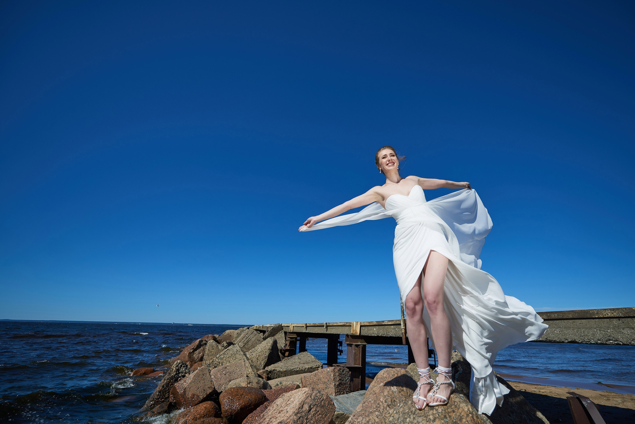 Александра и Вячеслав (фотосессия на берегу Финского залива в парке Дубки в Сестрорецке). Портретный, семейный и свадебный фотограф в Санкт-Петербурге и в Пушкине Ширяев Денис