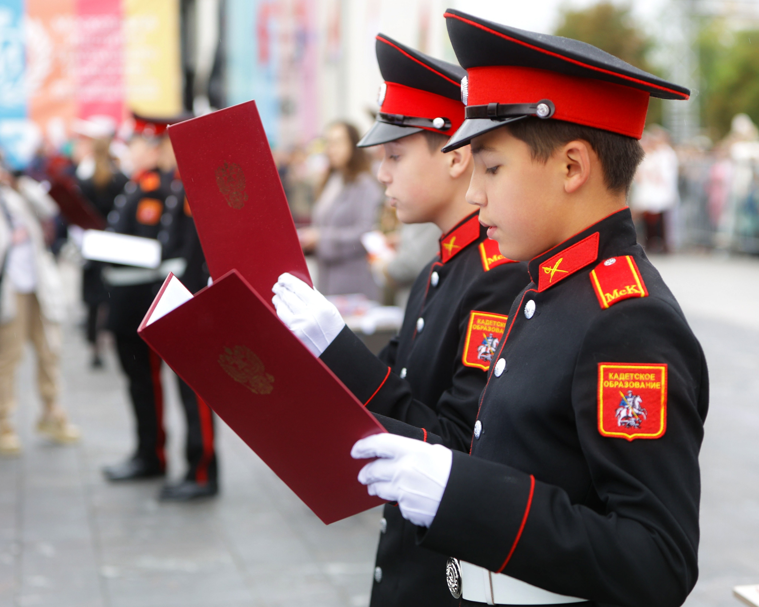 Посвящению в кадеты в Первом Московском кадетском корпусе, Дипломатической кадетской школы. Выпускные альбомы и школьный фотограф в Подольске, Троицке, Щербинке, Москве и Московской области