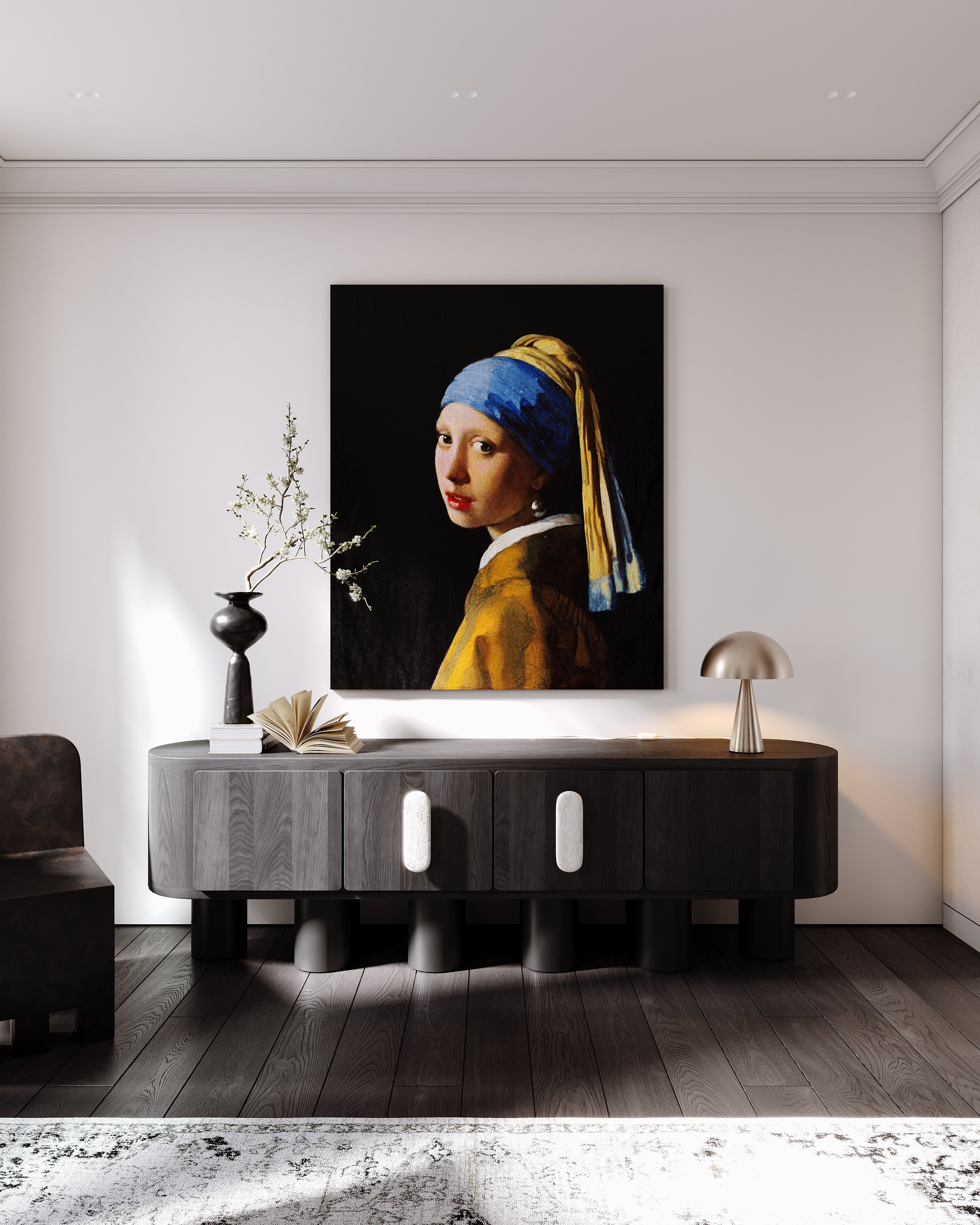 Кабинет design by kireevaaanna. Визуализации интерьера