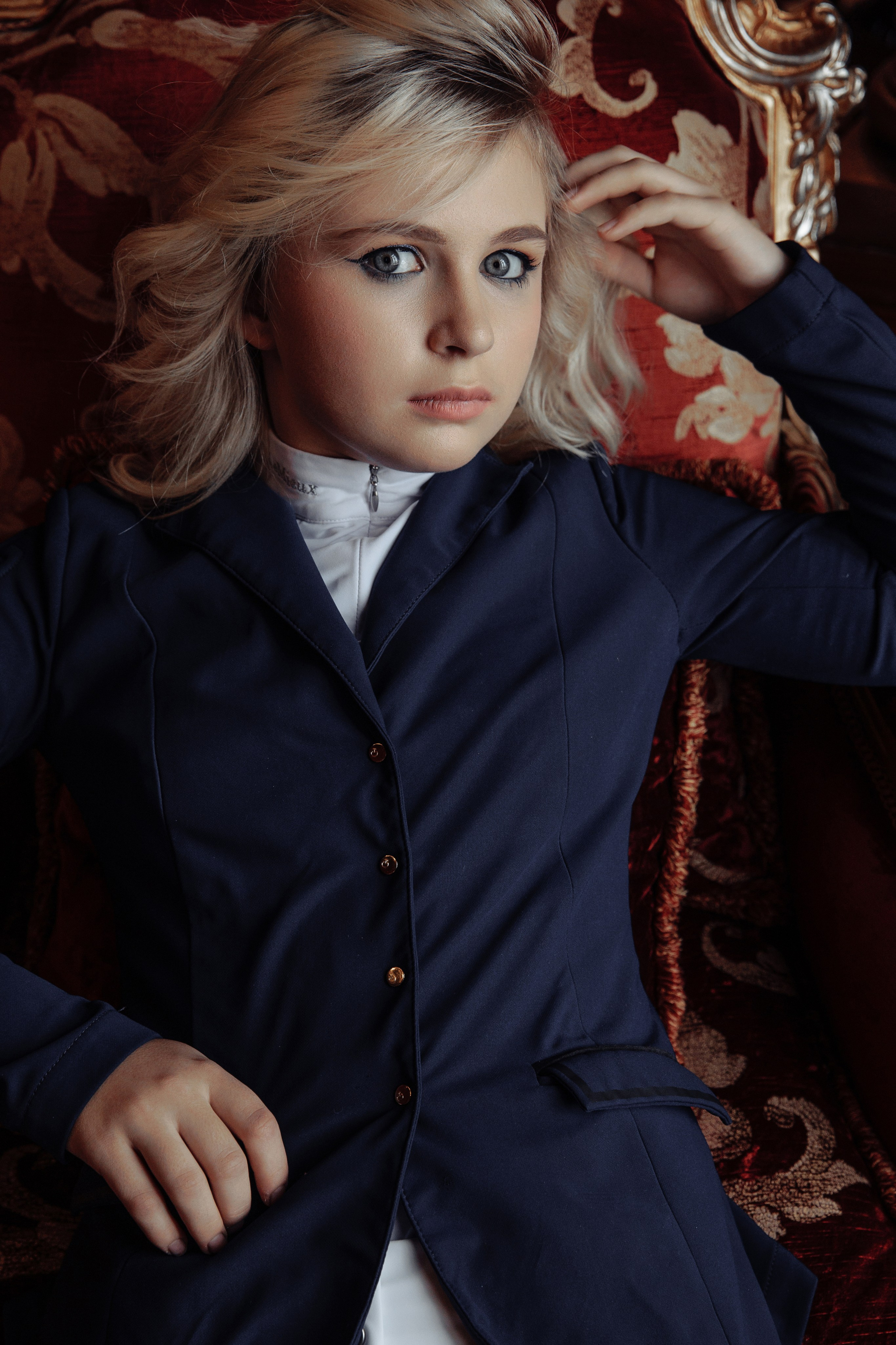 Фотосессия Евы Демидовой во дворце Трезини. Санкт-Петербург. Ева Демидова. Спортсмен по конкуру в Санкт-Петербуре