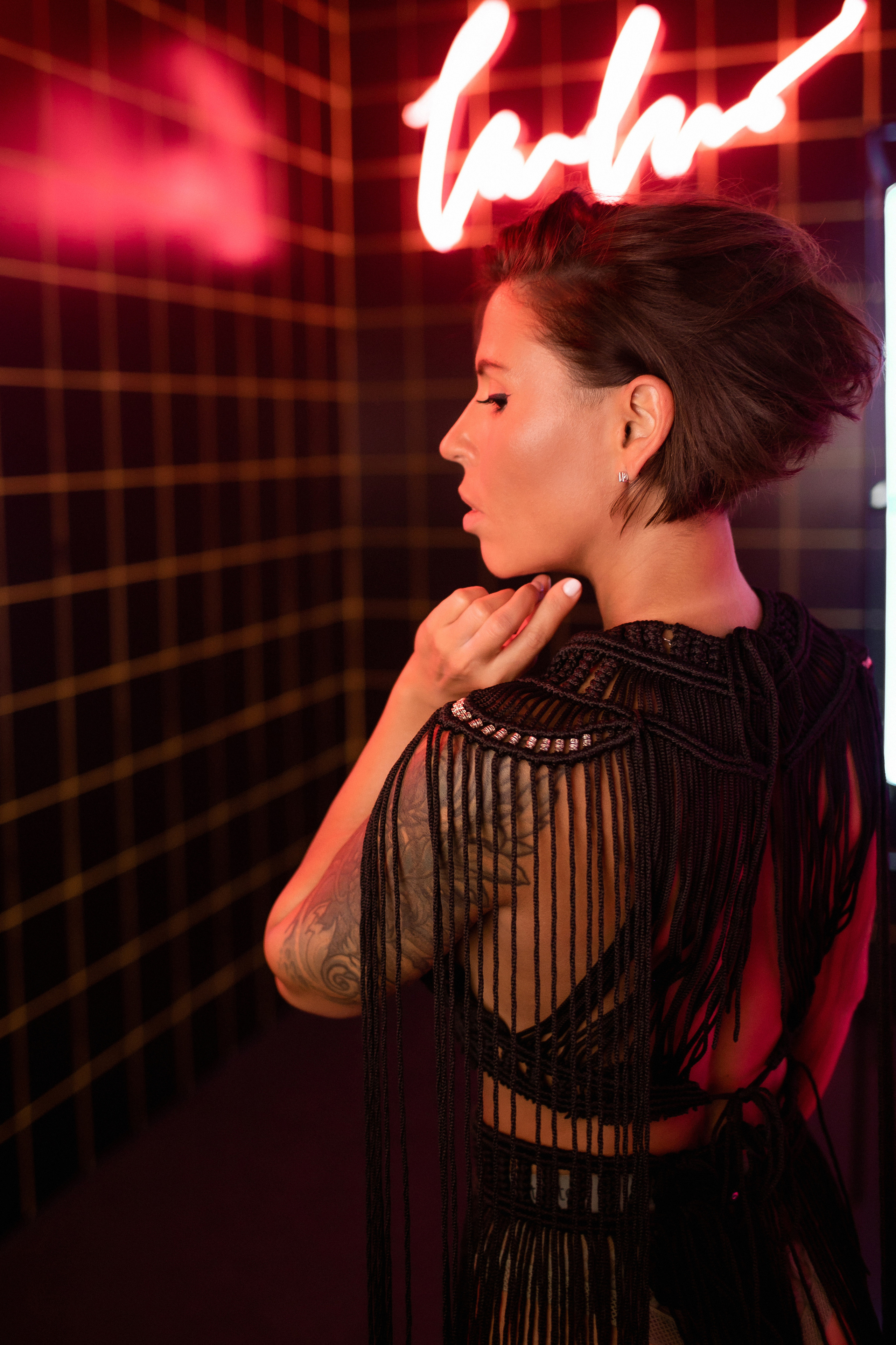 В Неоне. Семейный фотограф в Москве