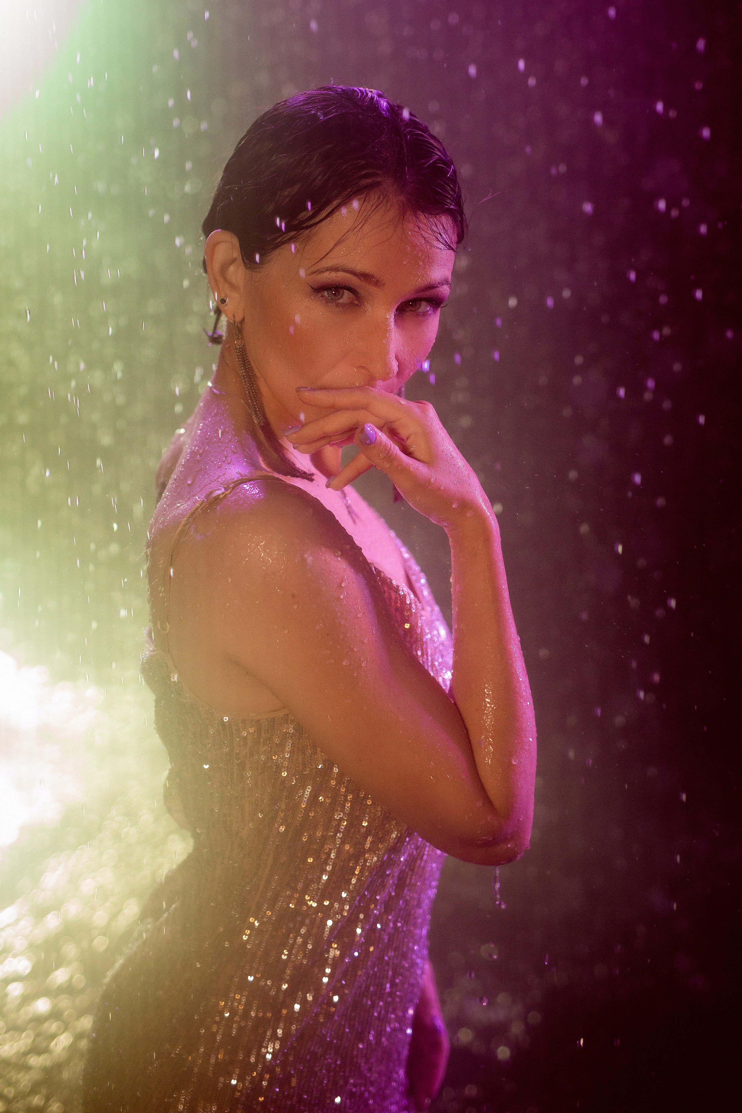 Под дождем. Семейный фотограф в Москве