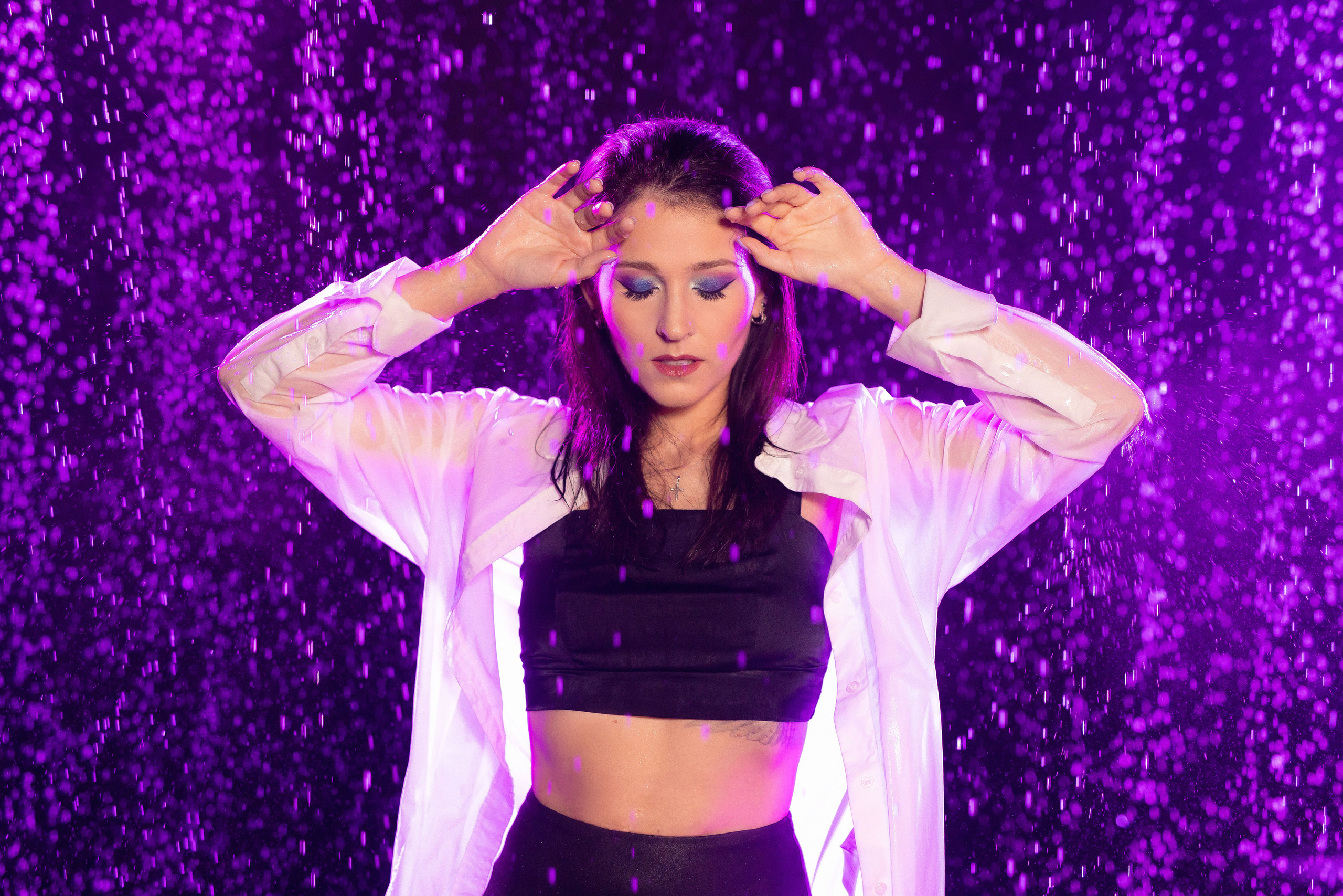 Под дождем. Семейный фотограф в Москве